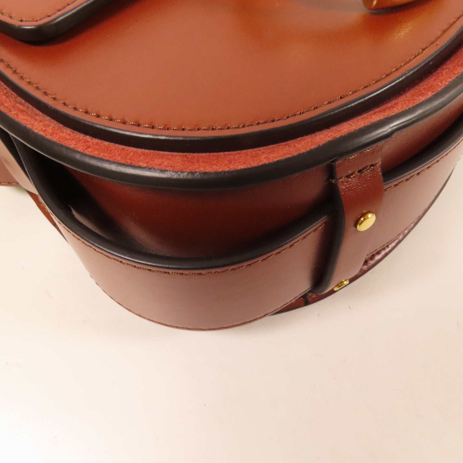 Chloe 牛皮皮革Tess金扣手挽肩背兩用袋