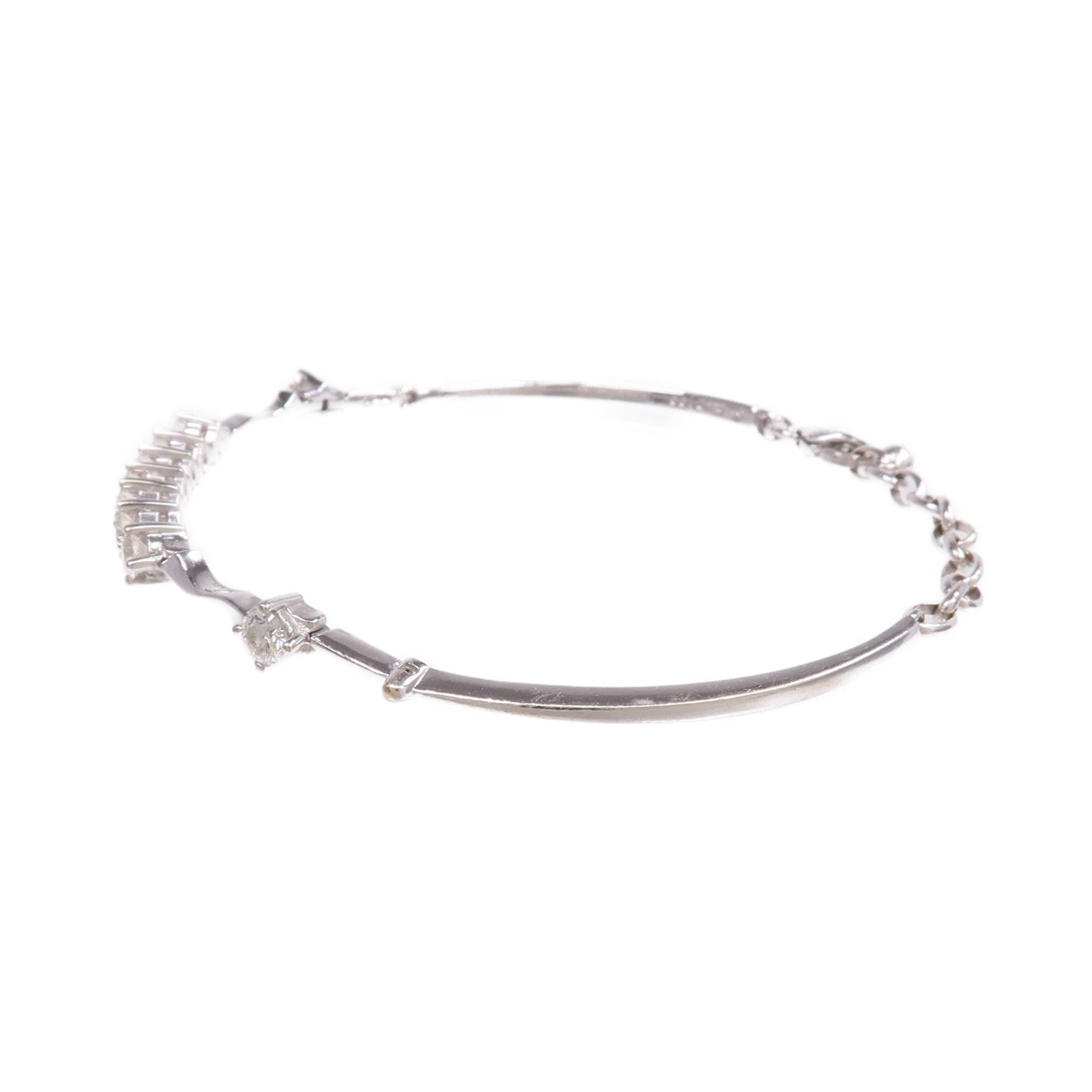 JEWELRY 【激減優惠】18K白金Diamond Bracelet鑽石手鏈