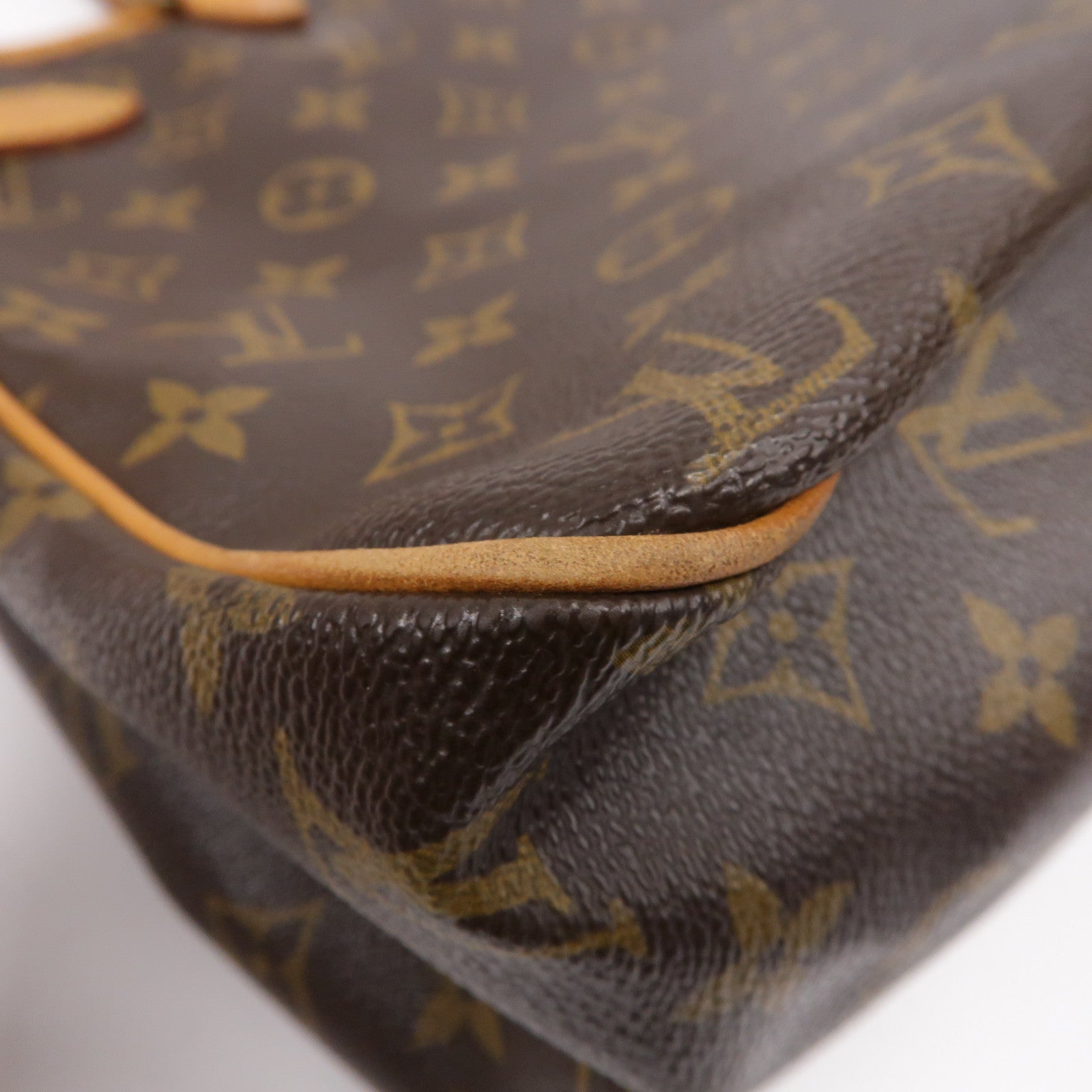 LOUIS VUITTON Monogram Batignolles Horizontal金扣肩背袋啡色