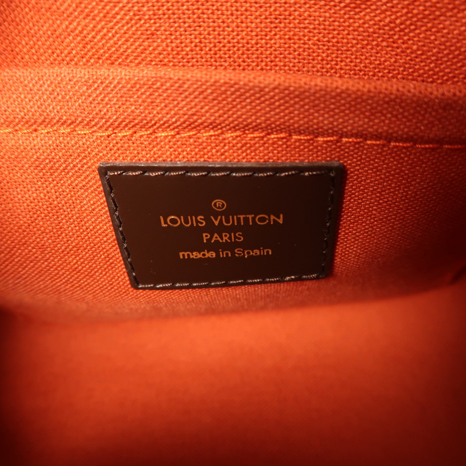 LOUIS VUITTON Damier Rivera Mini金扣手挽袋