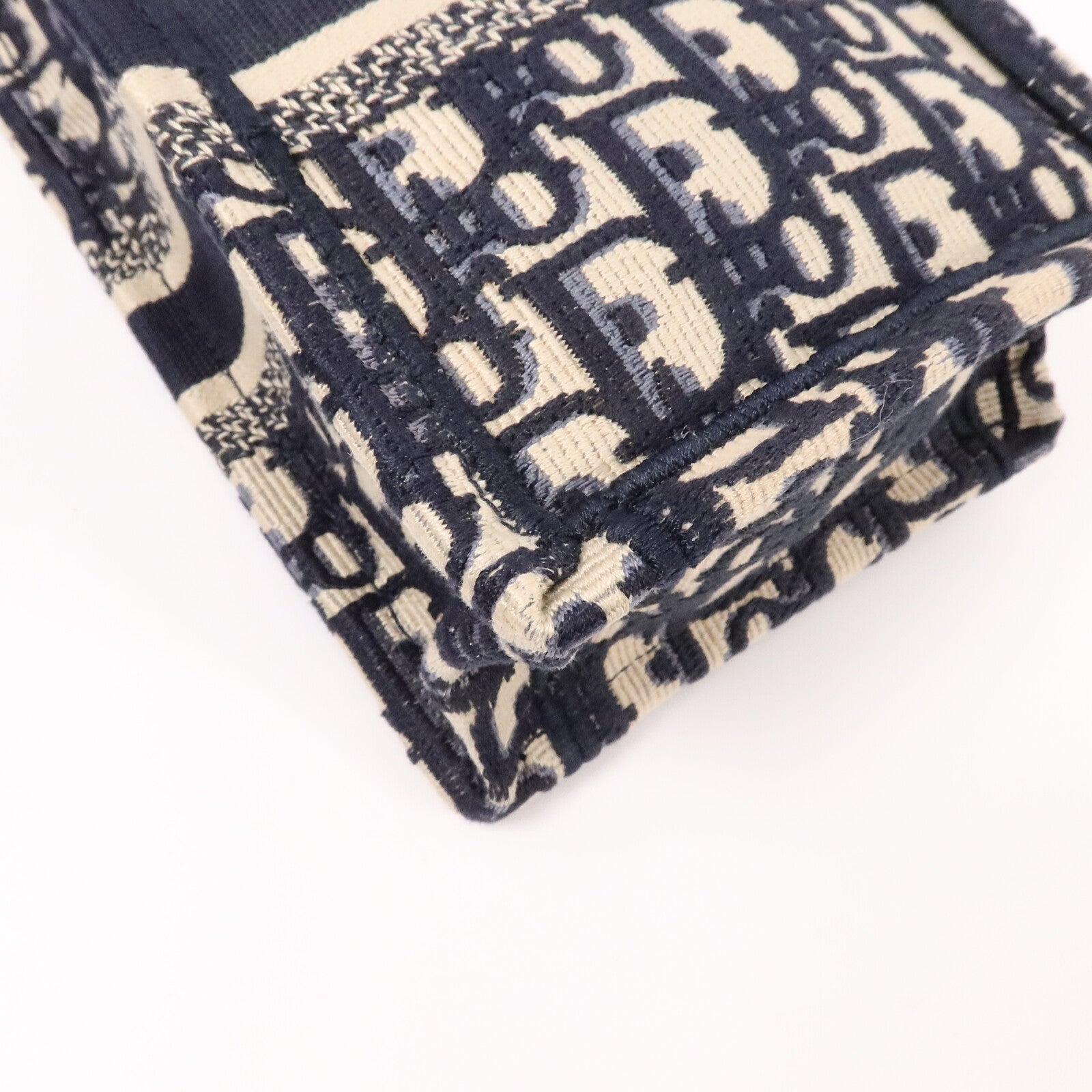 Dior 帆布Book Tote Mini金扣手挽肩背兩用袋