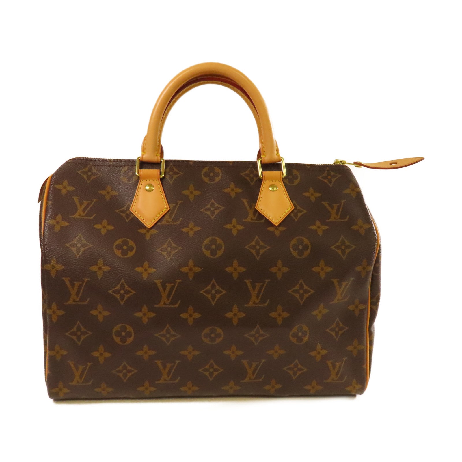 LOUIS VUITTON 【激減優惠】Monogram Speedy 30 Handbag金扣手挽袋啡色