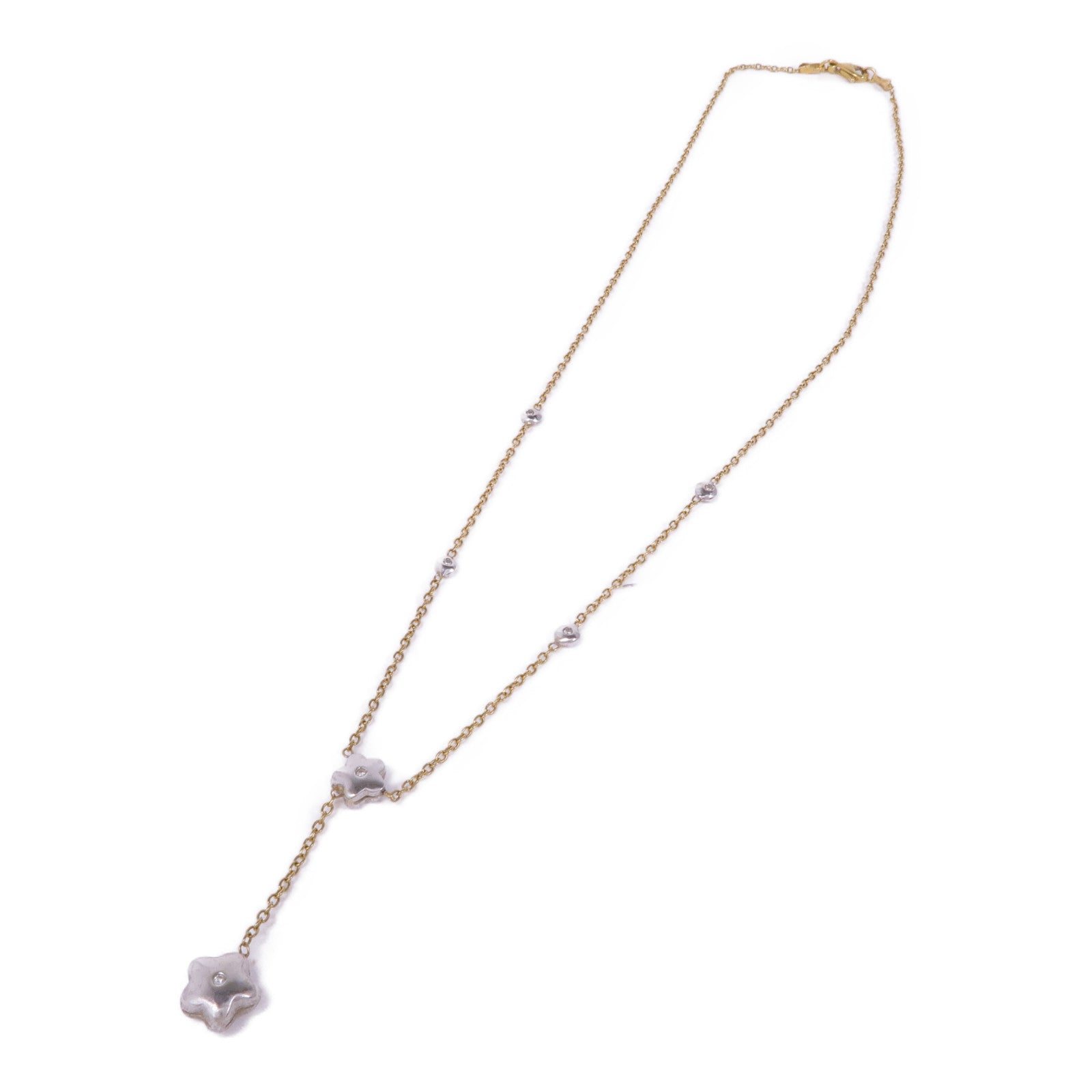 JEWELRY 18K黃金/白金Diamond Necklace鑽石項鍊