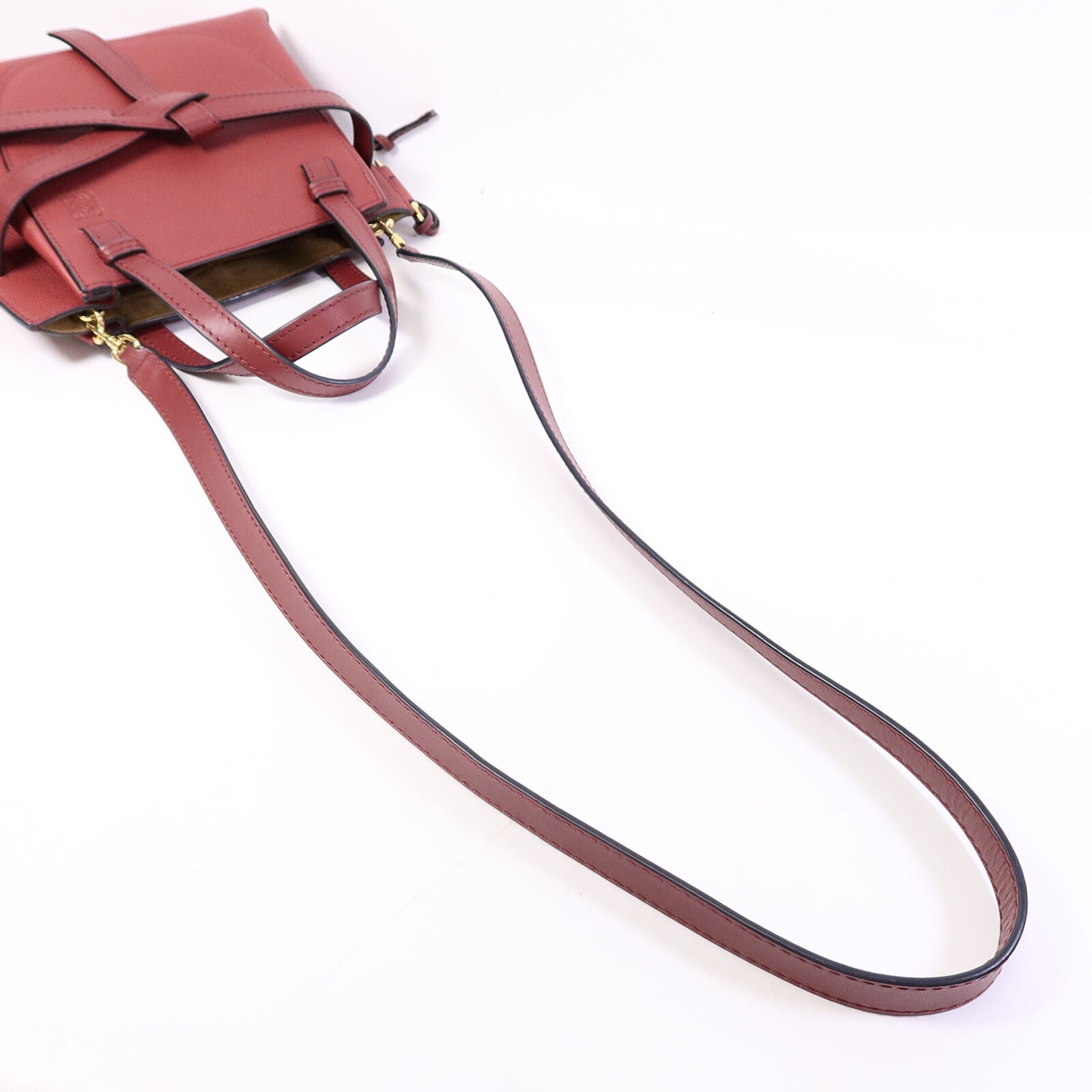 LOEWE 牛皮皮革Gate Tote Bag手挽肩背兩用袋