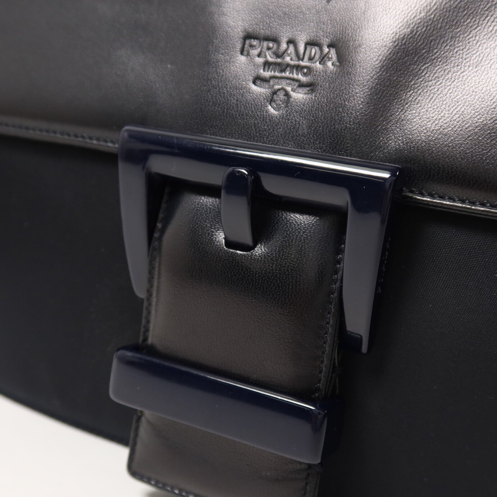 PRADA 羊皮皮革/尼龍Shoulder Bag肩背袋