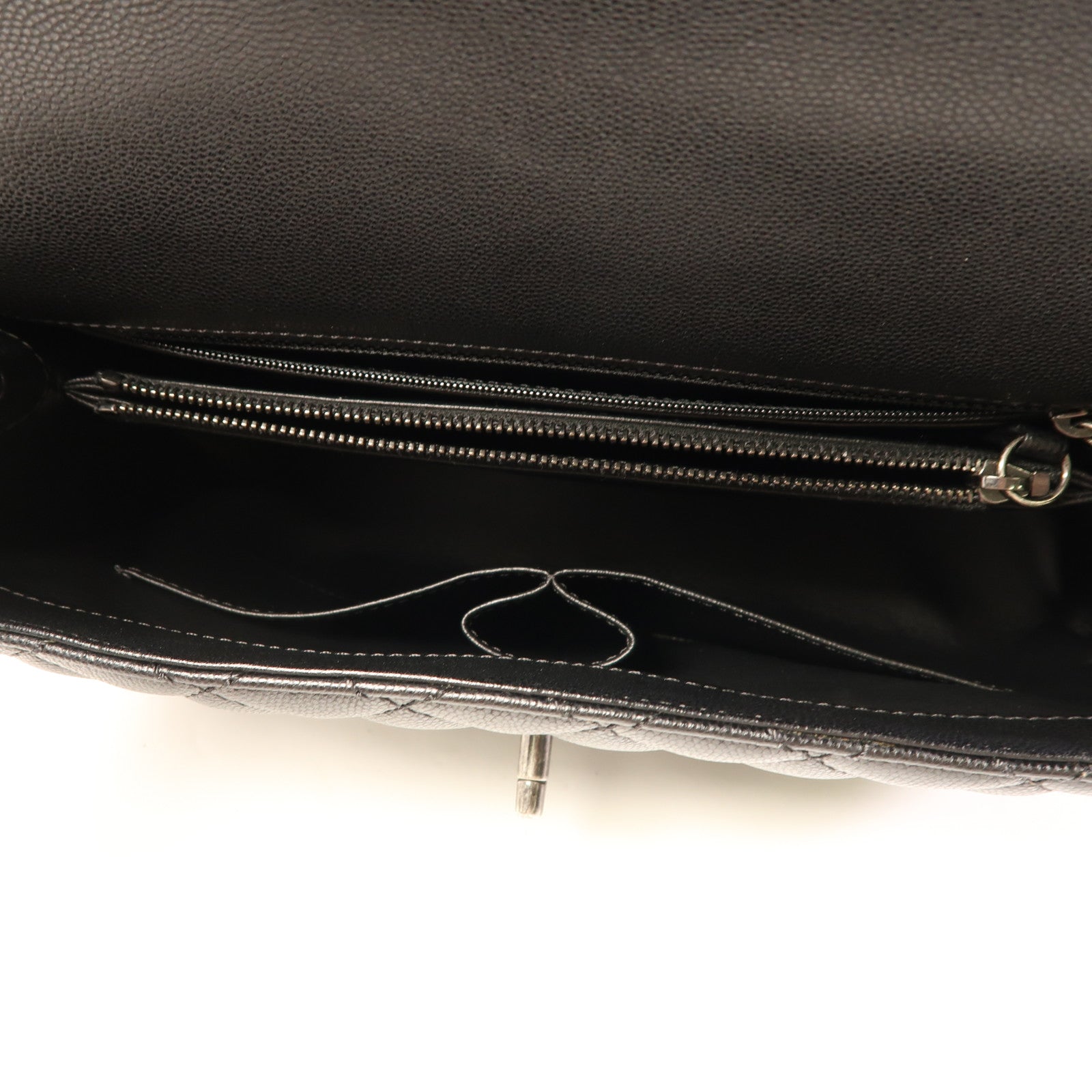 CHANEL 蜥蝪皮革/牛皮皮革Coco Handle手挽肩背兩用袋