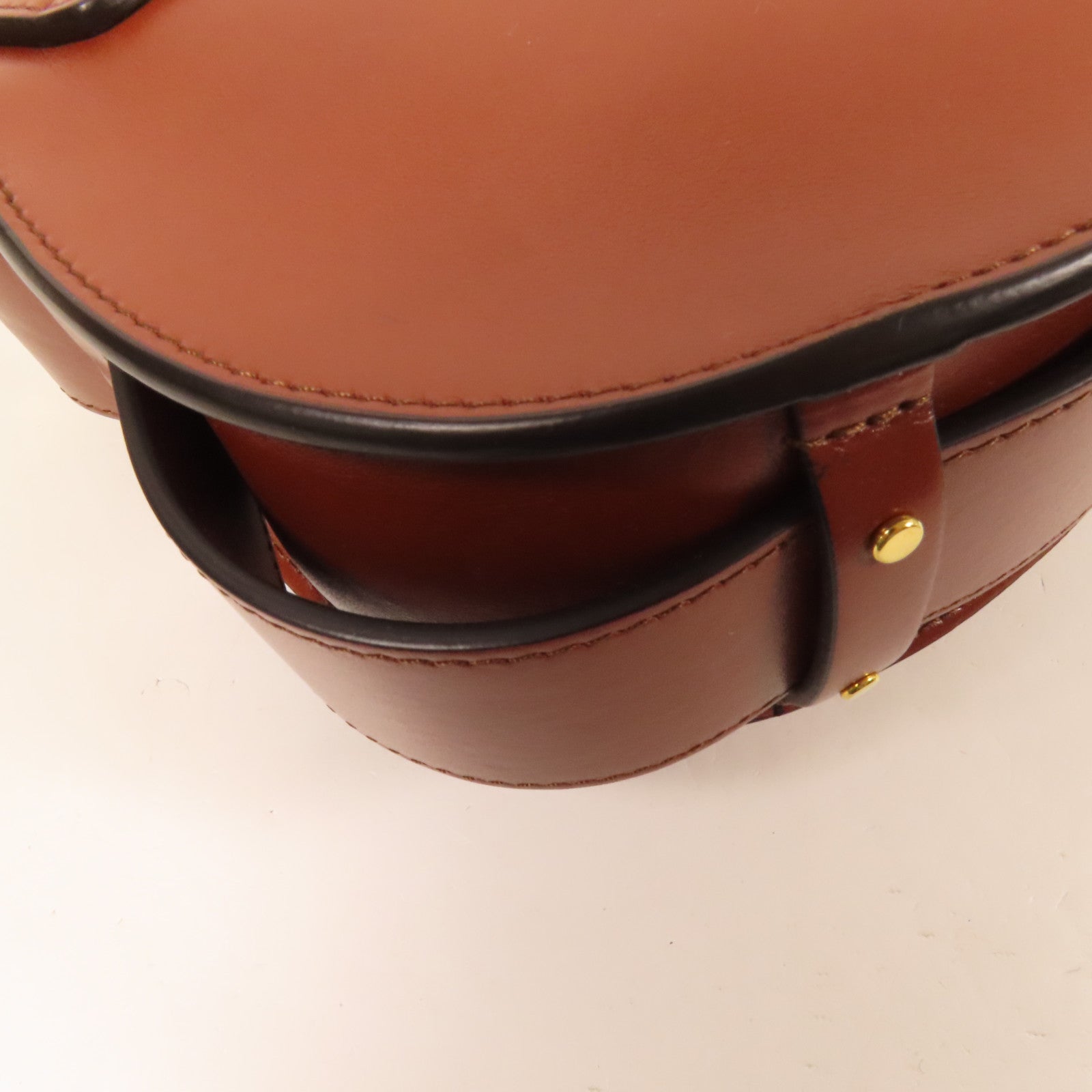 Chloe 牛皮皮革Tess金扣手挽肩背兩用袋