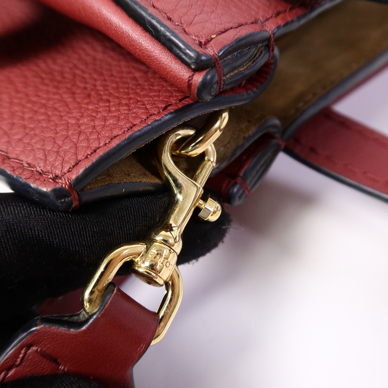 LOEWE 牛皮皮革Gate Tote Bag手挽肩背兩用袋