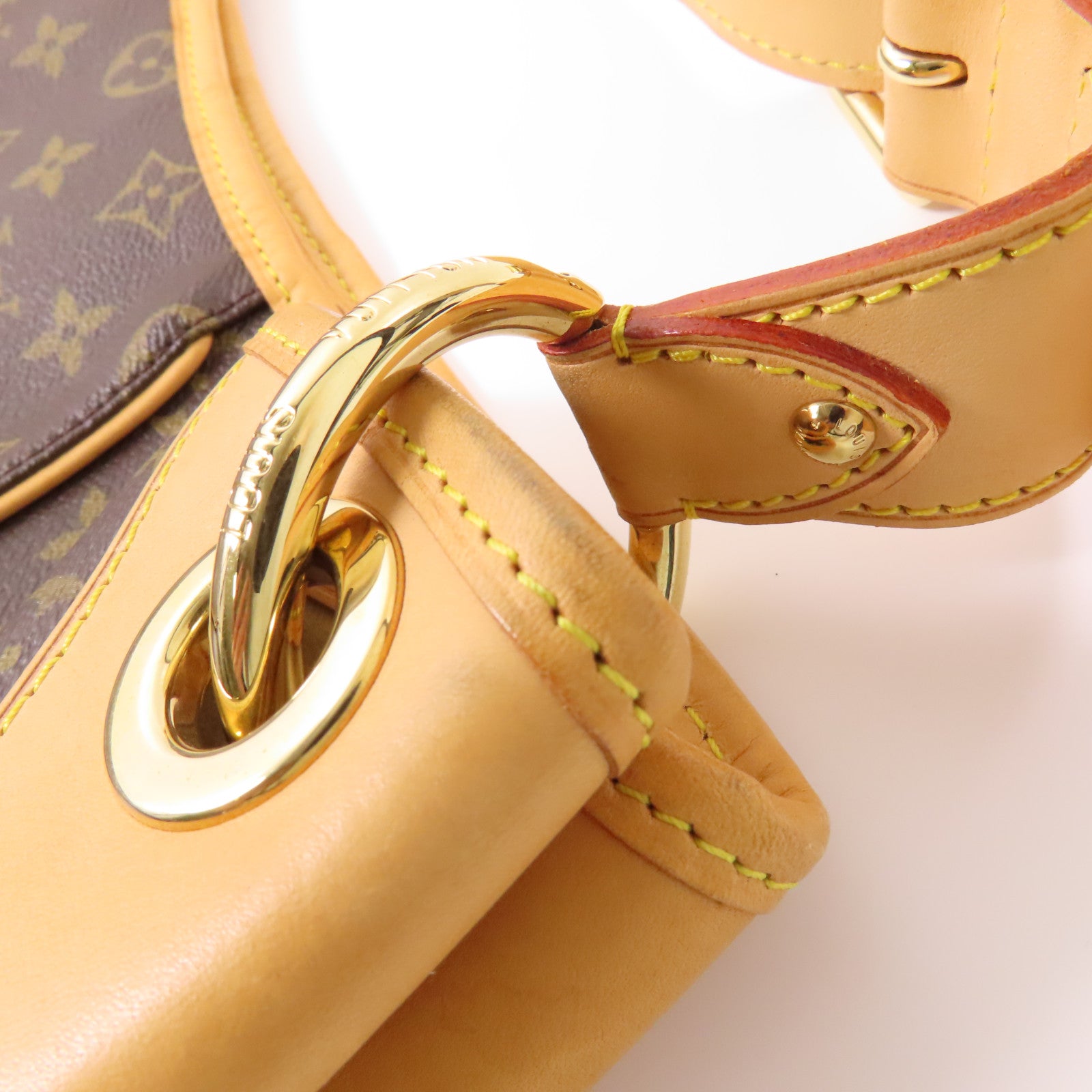 LOUIS VUITTON Monogram Galliera GM金扣肩背袋
