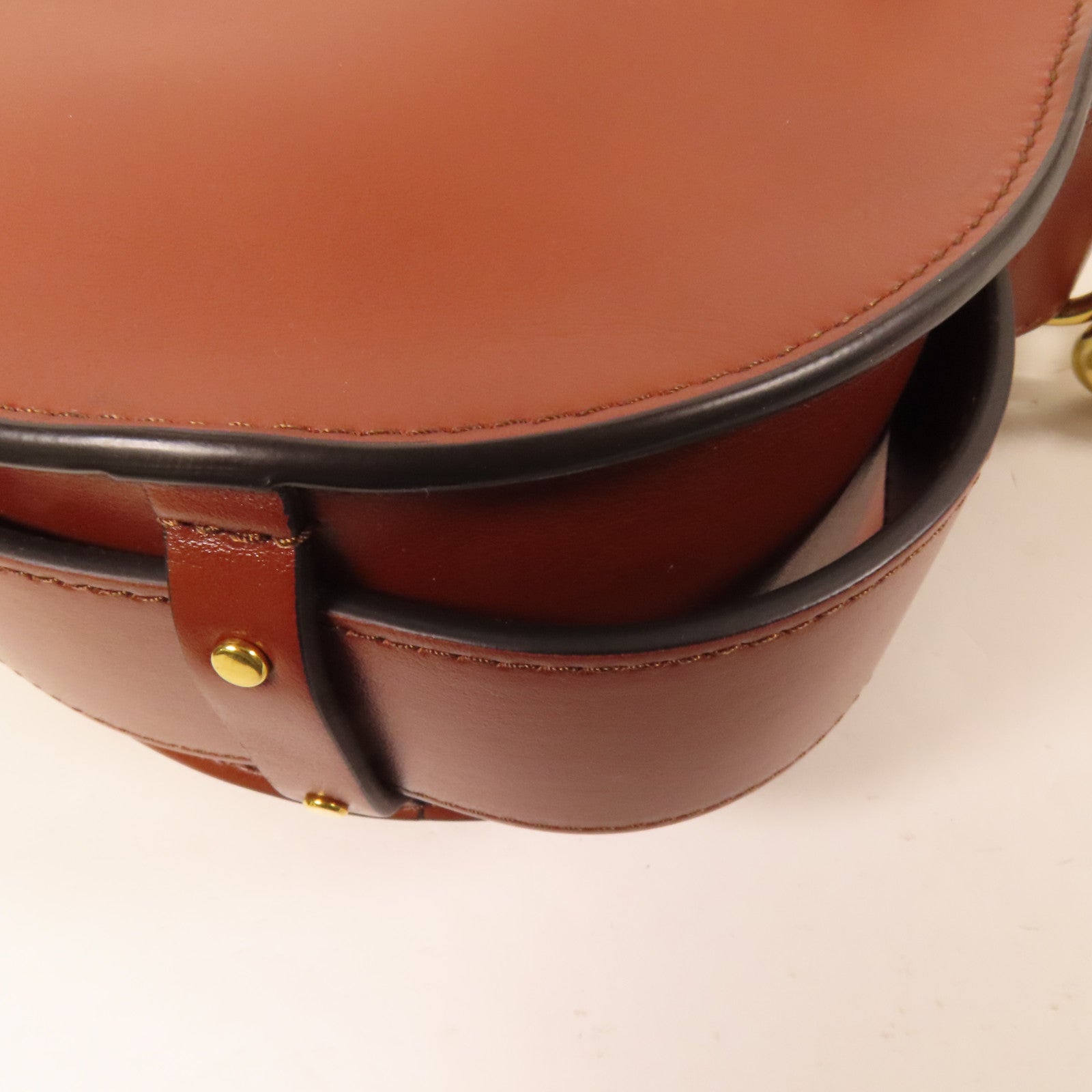 Chloe 牛皮皮革Tess金扣手挽肩背兩用袋