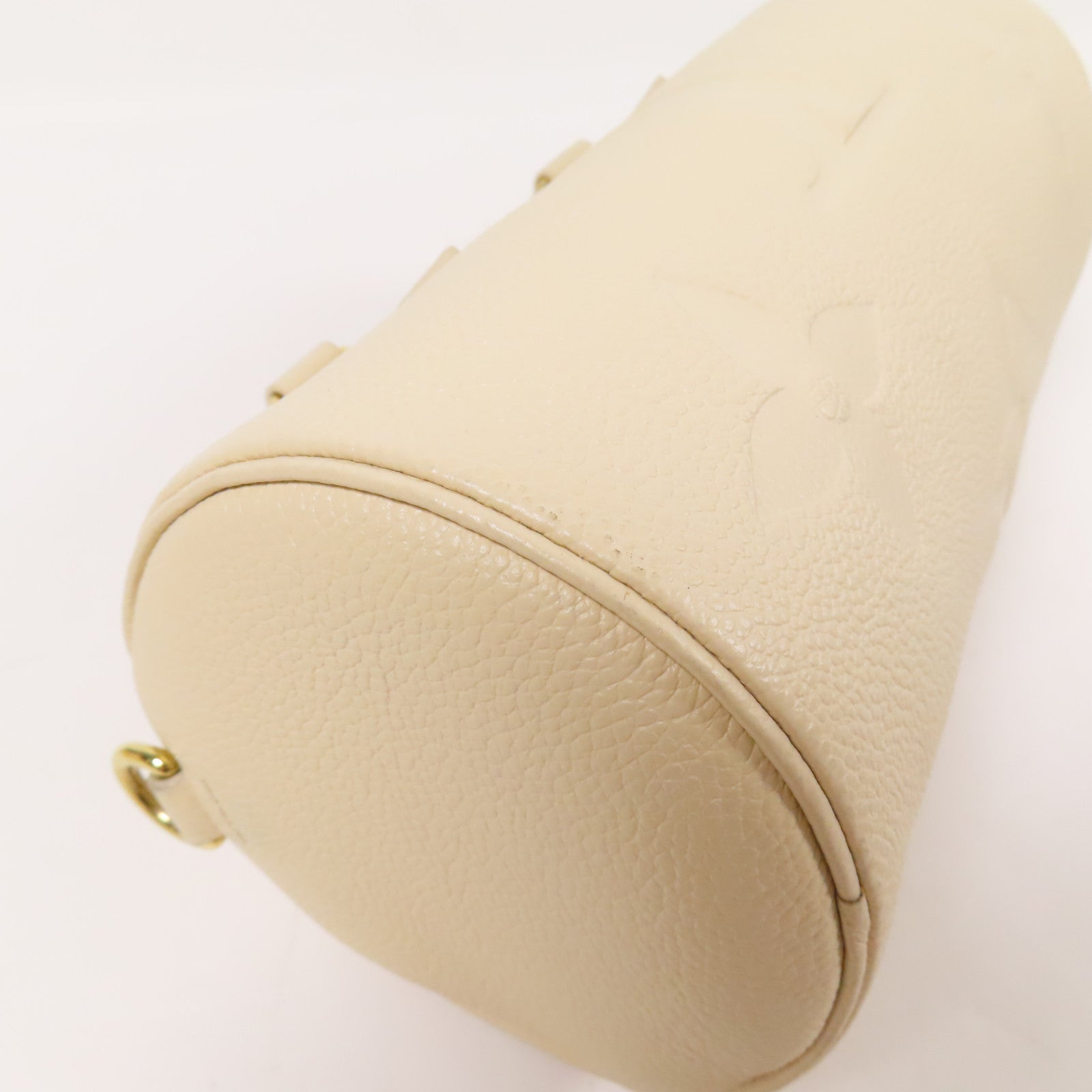 LOUIS VUITTON GHW Papillon BB 2way Shoulder Bag M45994 Monogram Empreinte Beige