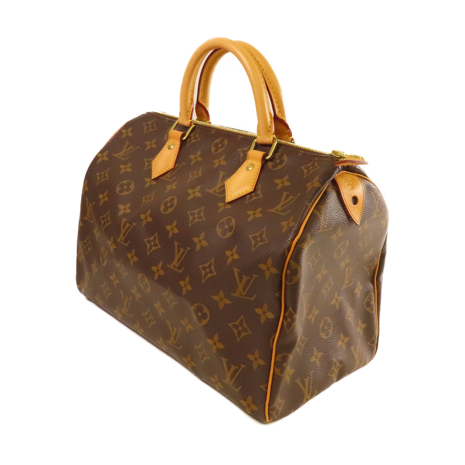 LOUIS VUITTON 【激減優惠】Monogram Speedy 30 Handbag金扣手挽袋啡色