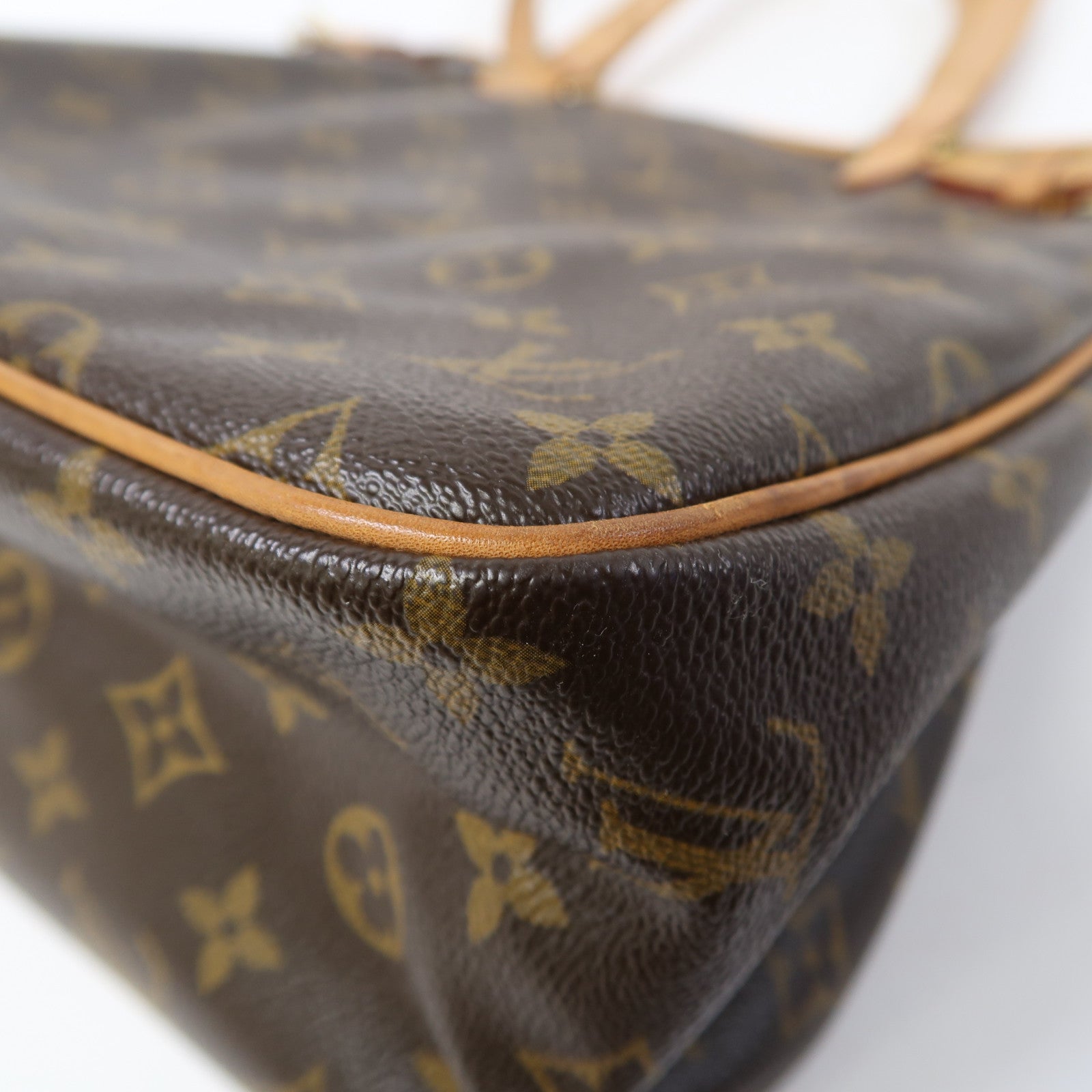 LOUIS VUITTON Monogram Batignolles Vertical金扣肩背袋啡色