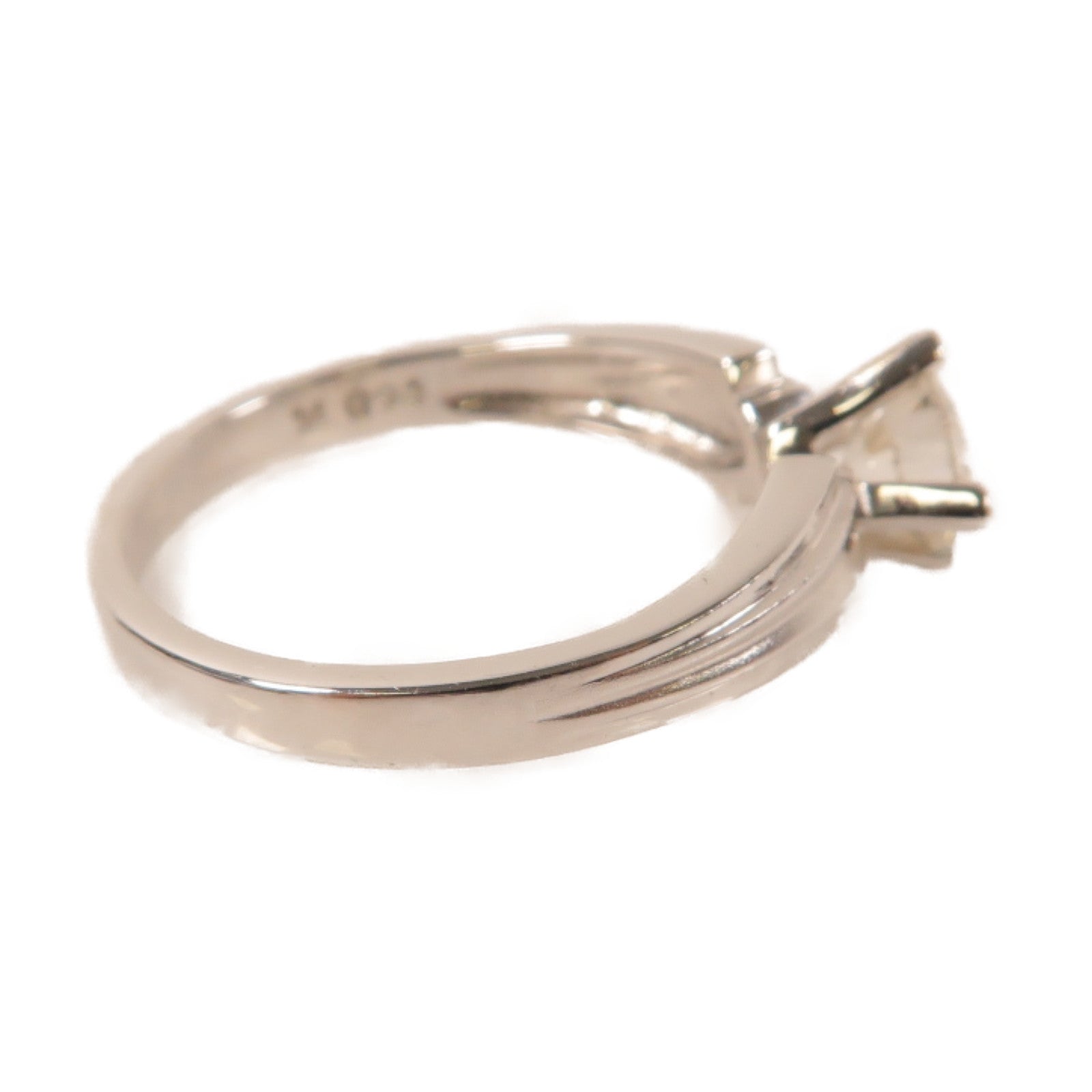 JEWELRY **【激減優惠】18K白金Diamond Ring鑽石戒指US#6.5銀色