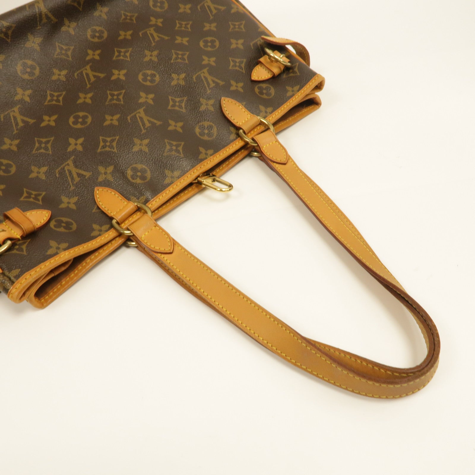 LOUIS VUITTON Monogram Batignolles Horizontal金扣肩背袋啡色