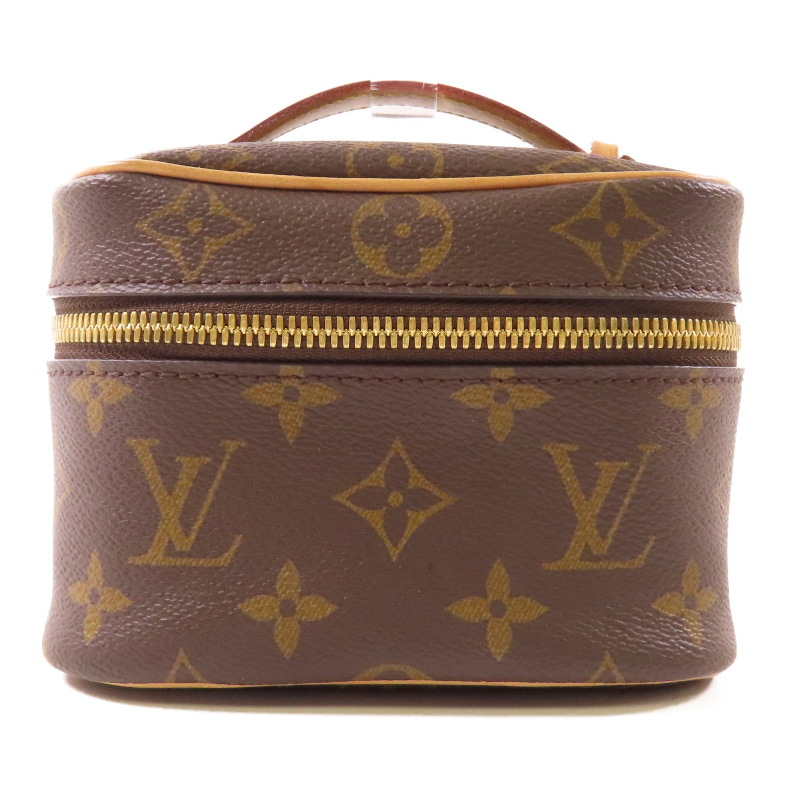 LOUIS VUITTON Monogram Nice Nano金扣化妝袋