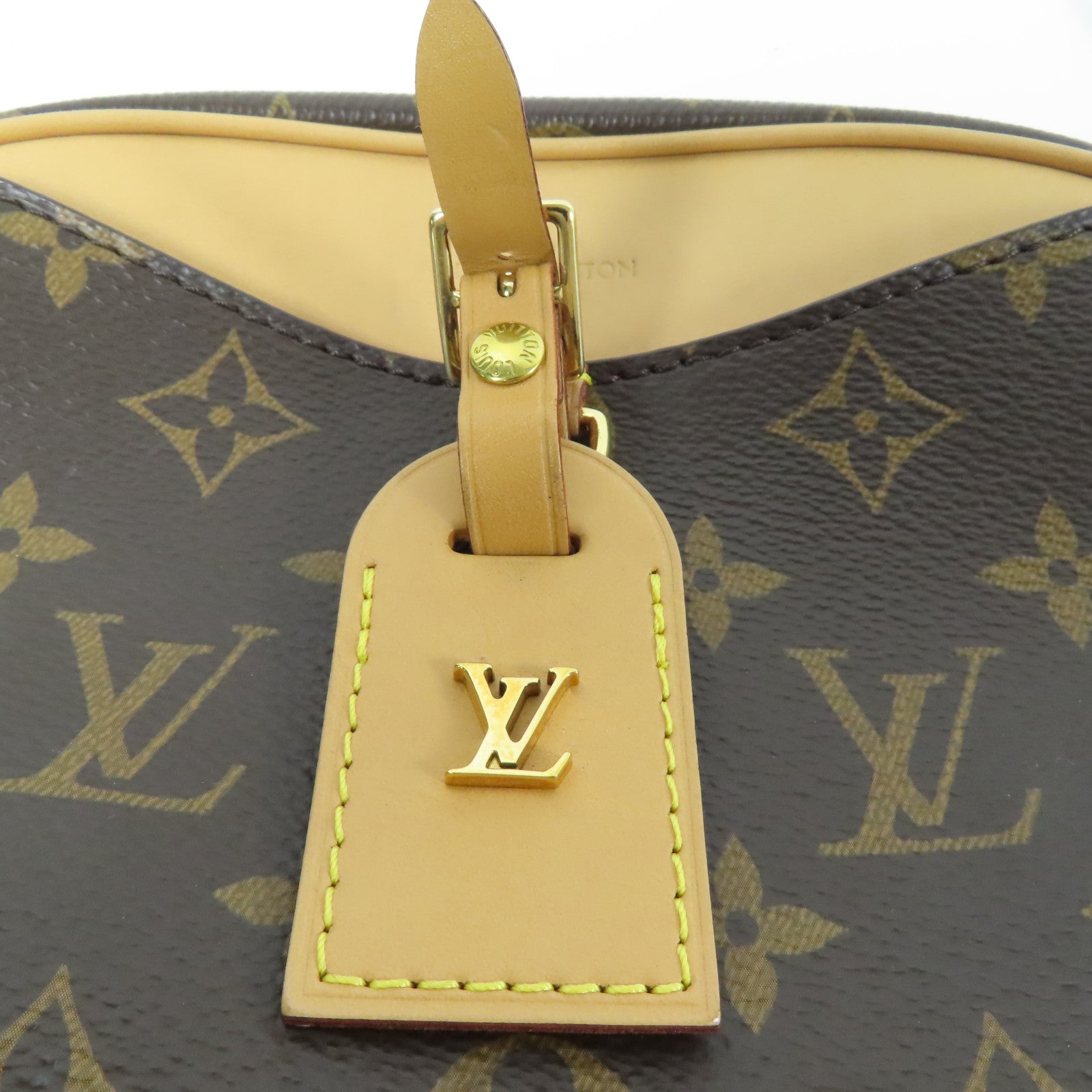 LOUIS VUITTON Monogram Deauville Mini金扣肩背袋