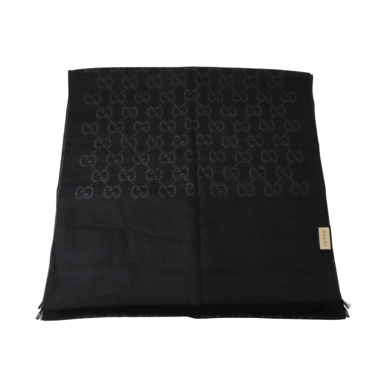 GUCCI 羊毛/絲質Scarf 45X180cm絲巾