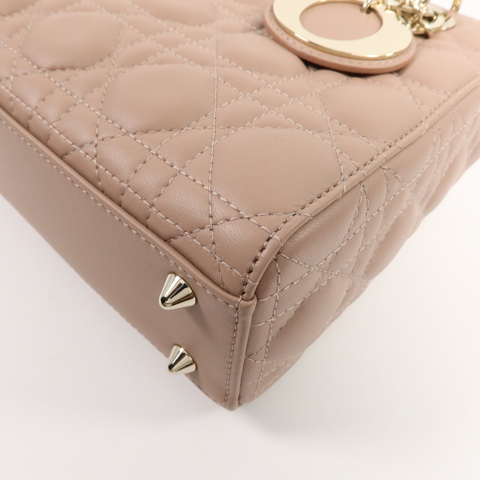 Dior 羊皮皮革Small Lady Dior My ABC Dior手挽肩背兩用袋