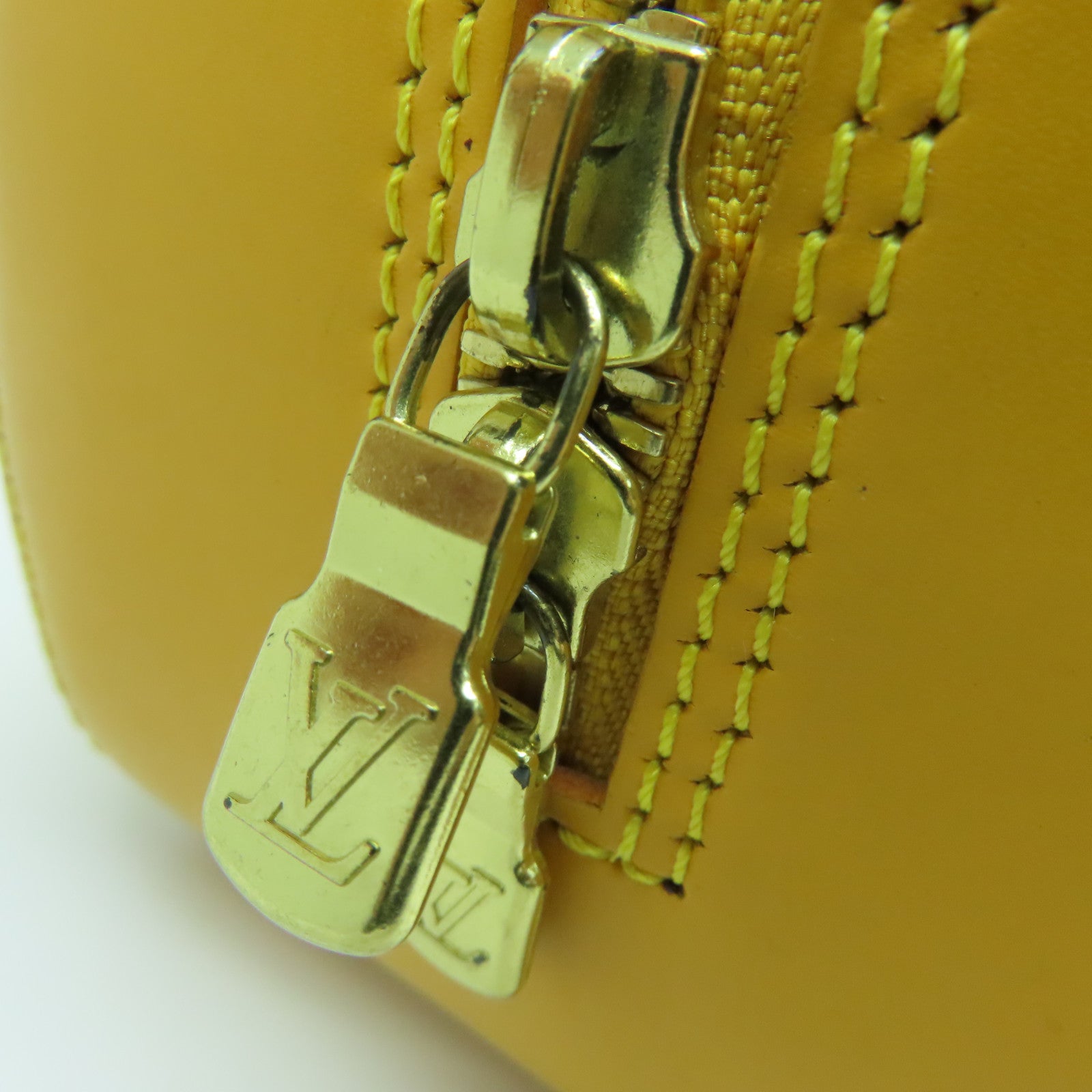 LOUIS VUITTON 【激減優惠】Epi Jasmin金扣手挽袋黃色