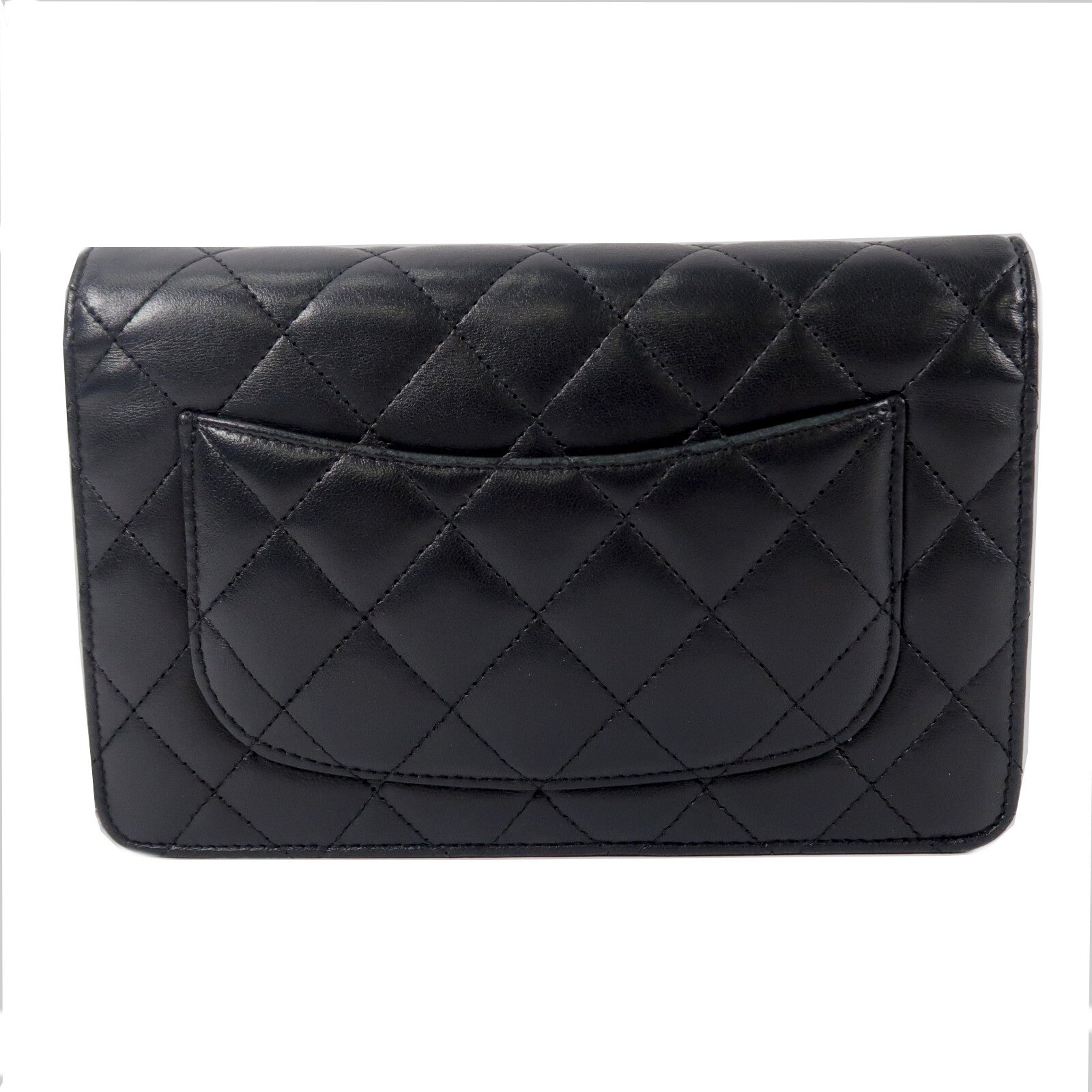 CHANEL 羊皮皮革WOC Wallet On Chain鏈帶肩背袋