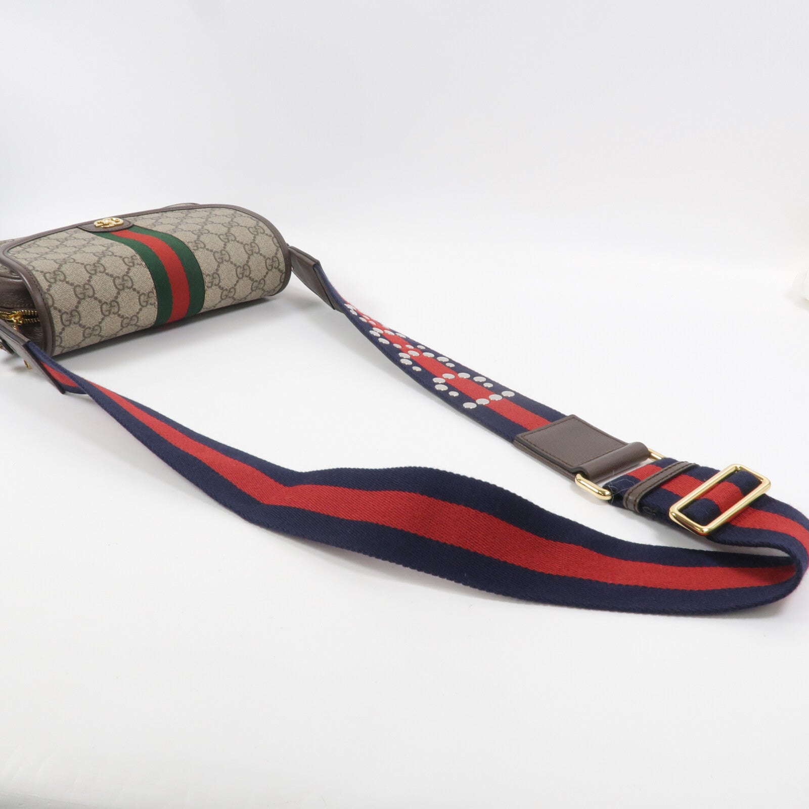 GUCCI 塗層帆布Ophidia GG Small肩背袋