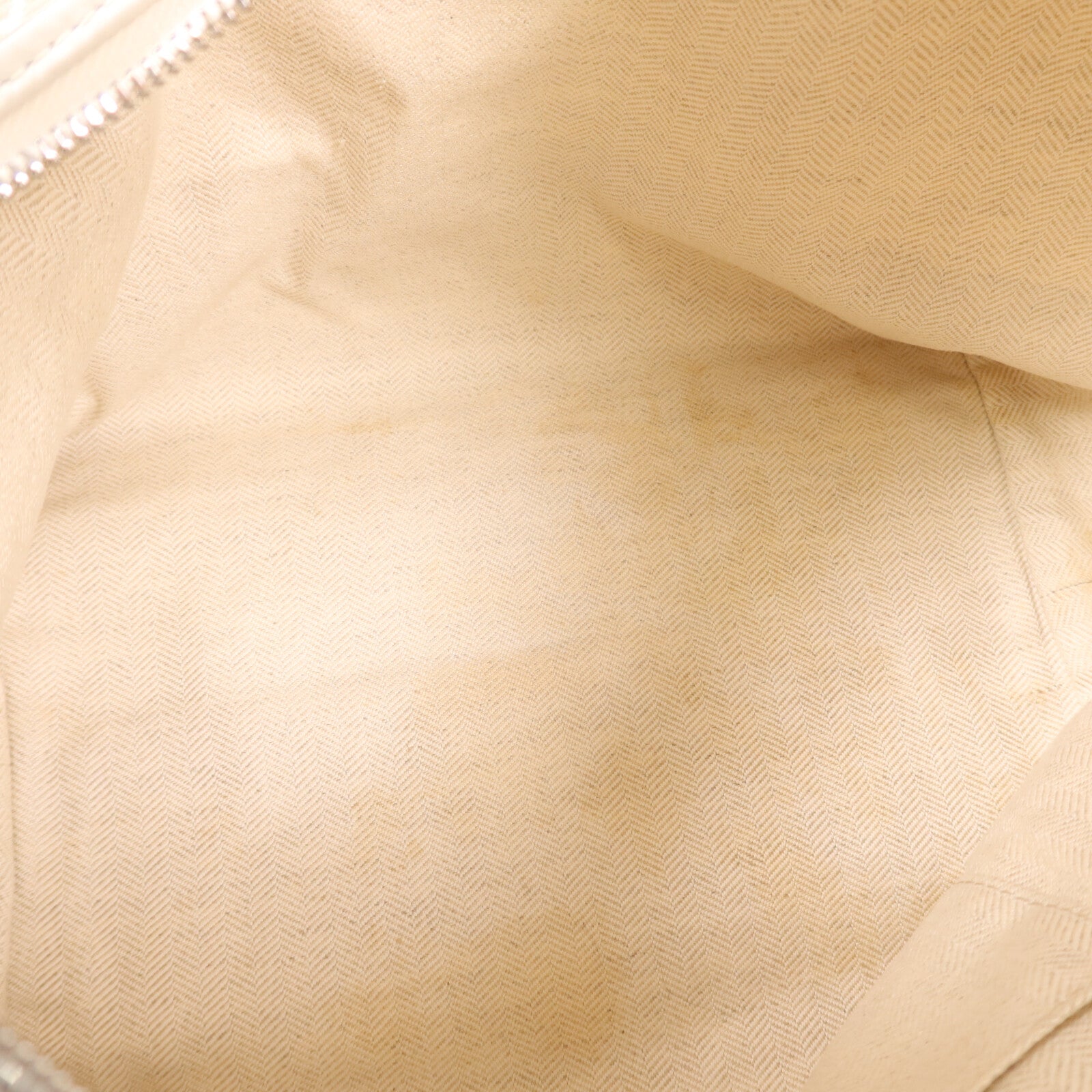 LOEWE 帆布Cubi Bag銀扣肩背袋