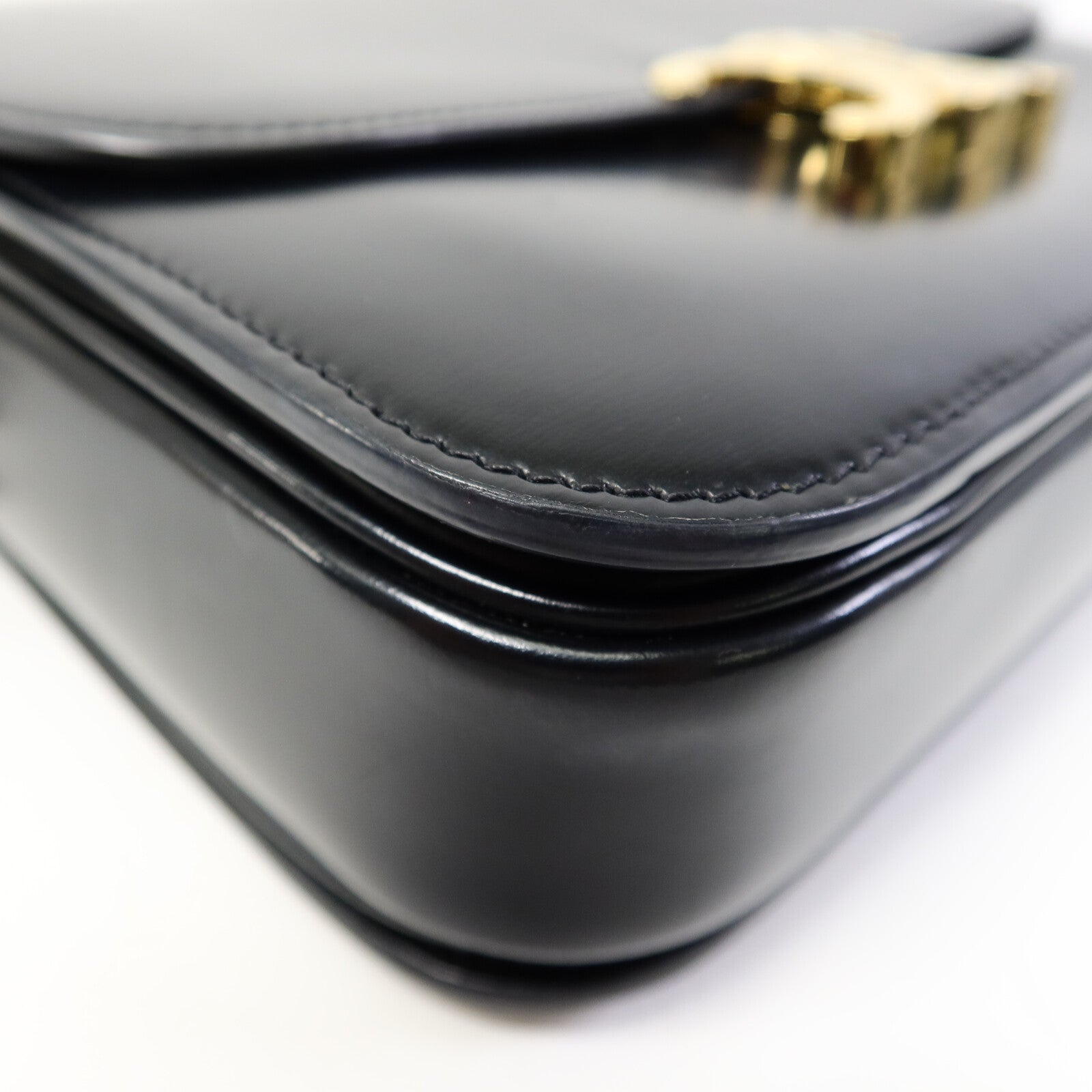 CELINE 牛皮皮革Triomphe Box肩背袋