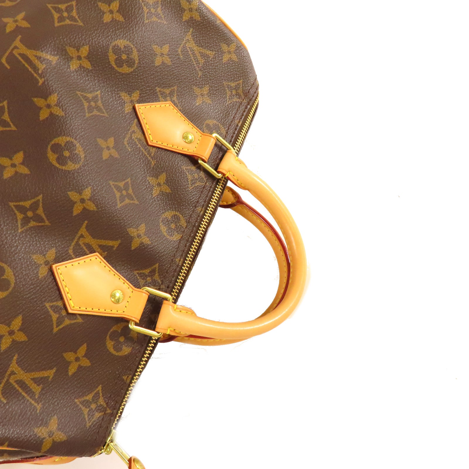 LOUIS VUITTON 【激減優惠】Monogram Speedy 30 Handbag金扣手挽袋啡色