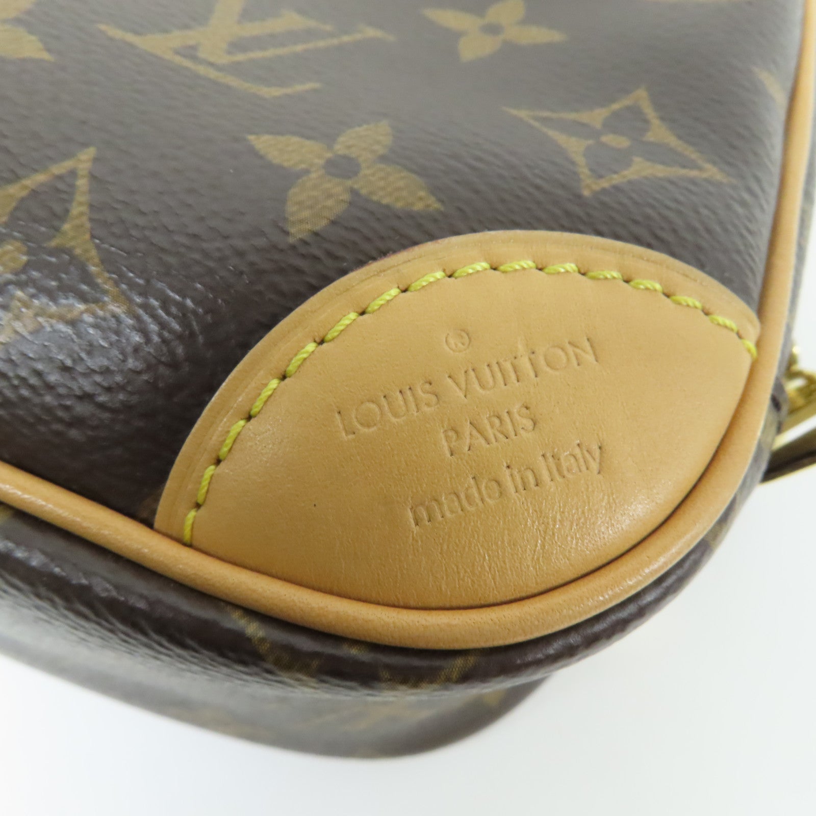 LOUIS VUITTON Monogram Deauville Mini金扣肩背袋