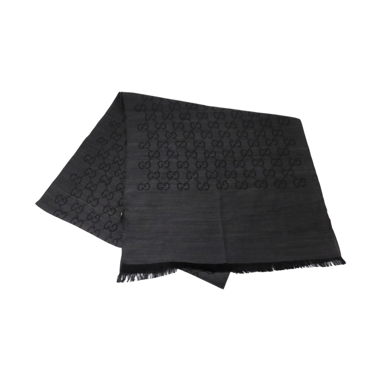 GUCCI 羊毛/絲質Scarf 45X180cm絲巾
