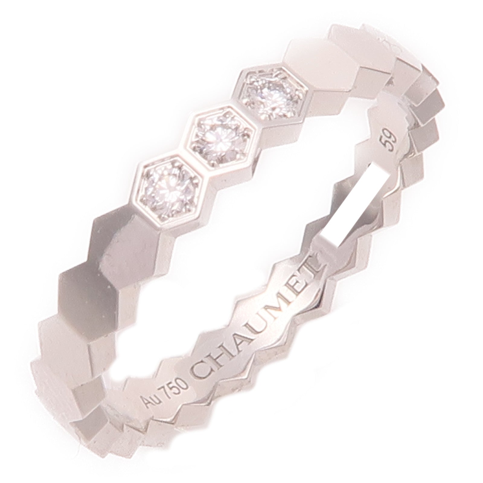 Chaumet 【激減優惠】18K白金Bee My Love Ring鑽石戒指Chaumet#59/US#8.75