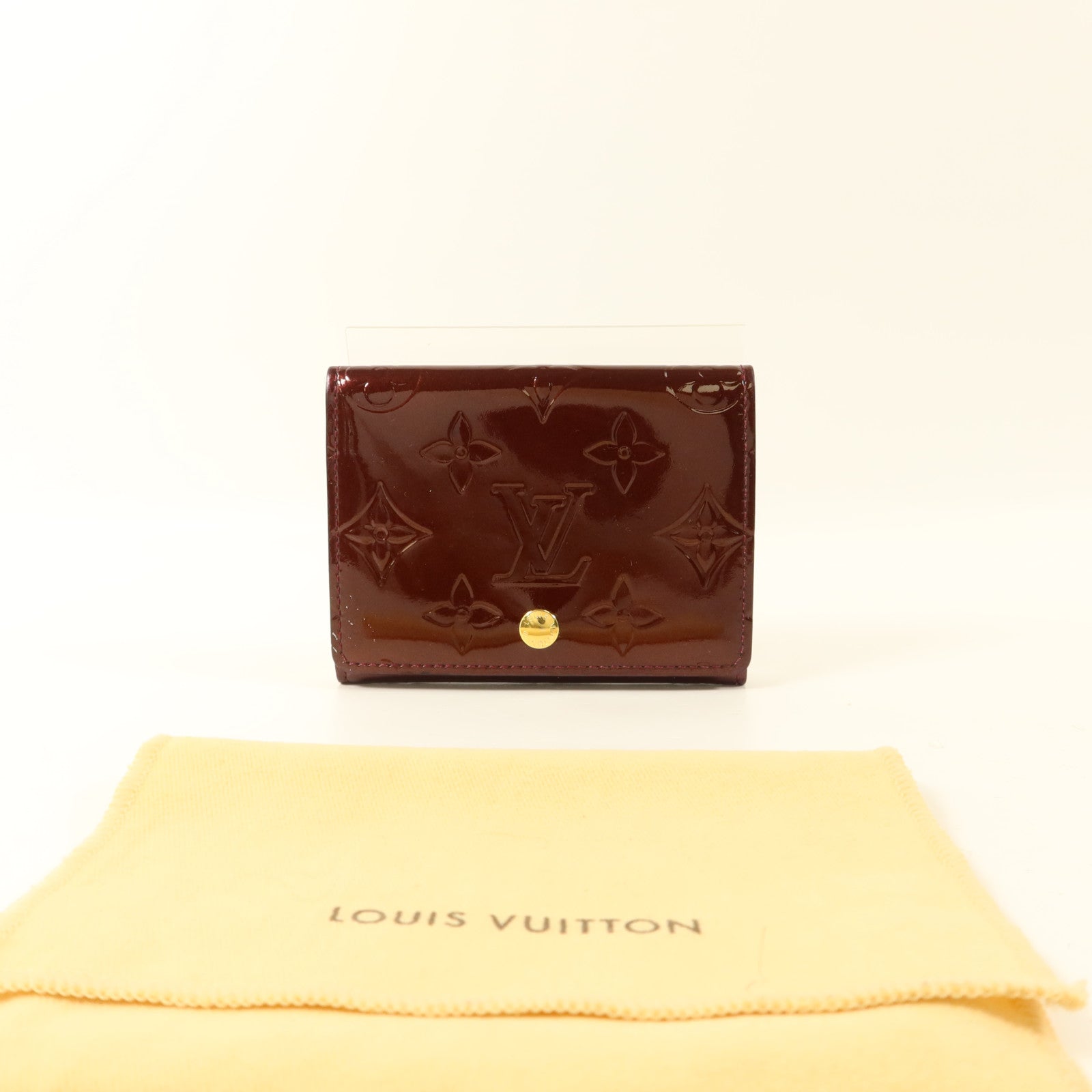 LOUIS VUITTON Monogram Vernis Envelope Business Card Holder卡片套