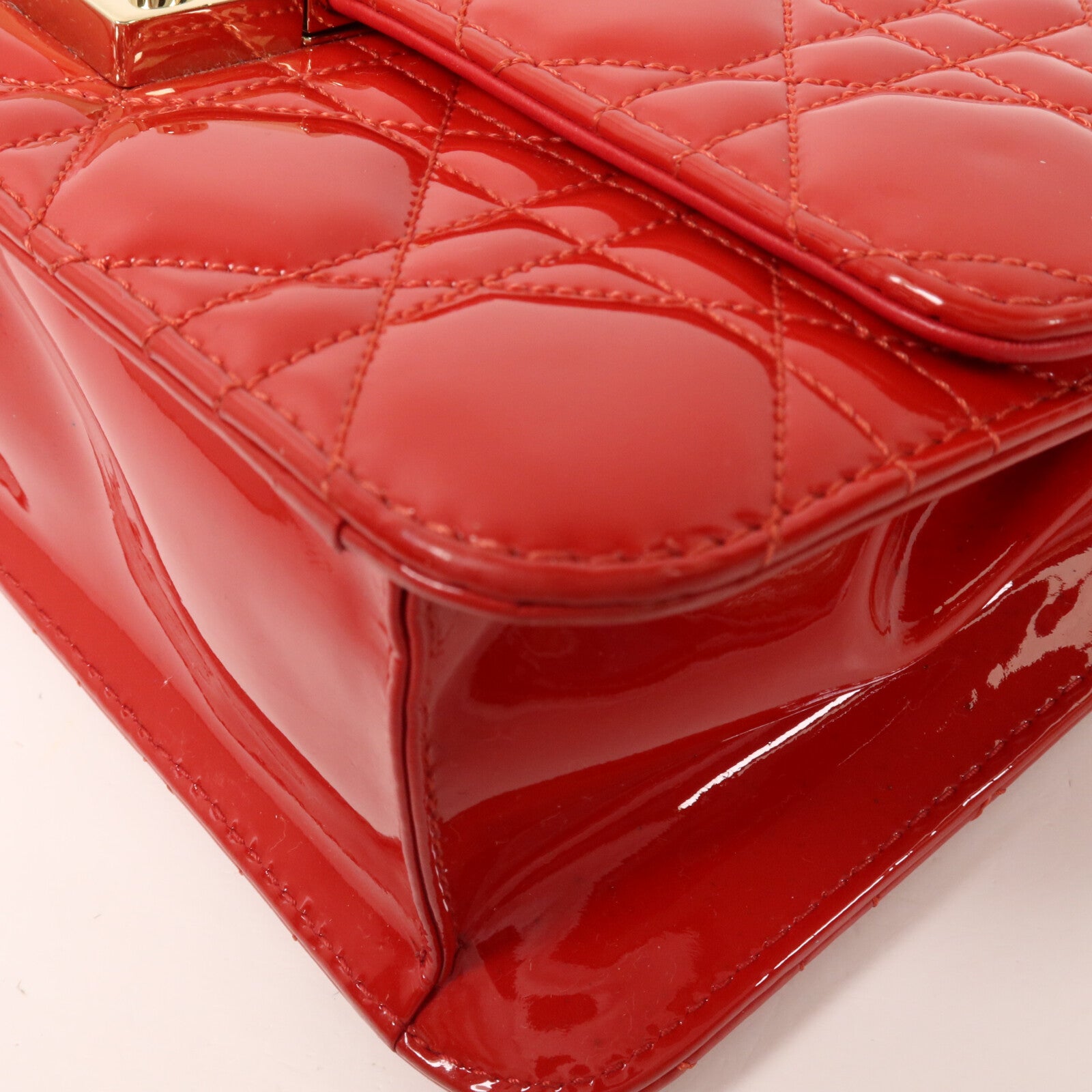 Dior 漆皮皮革Miss Dior Promenade鏈帶肩背袋