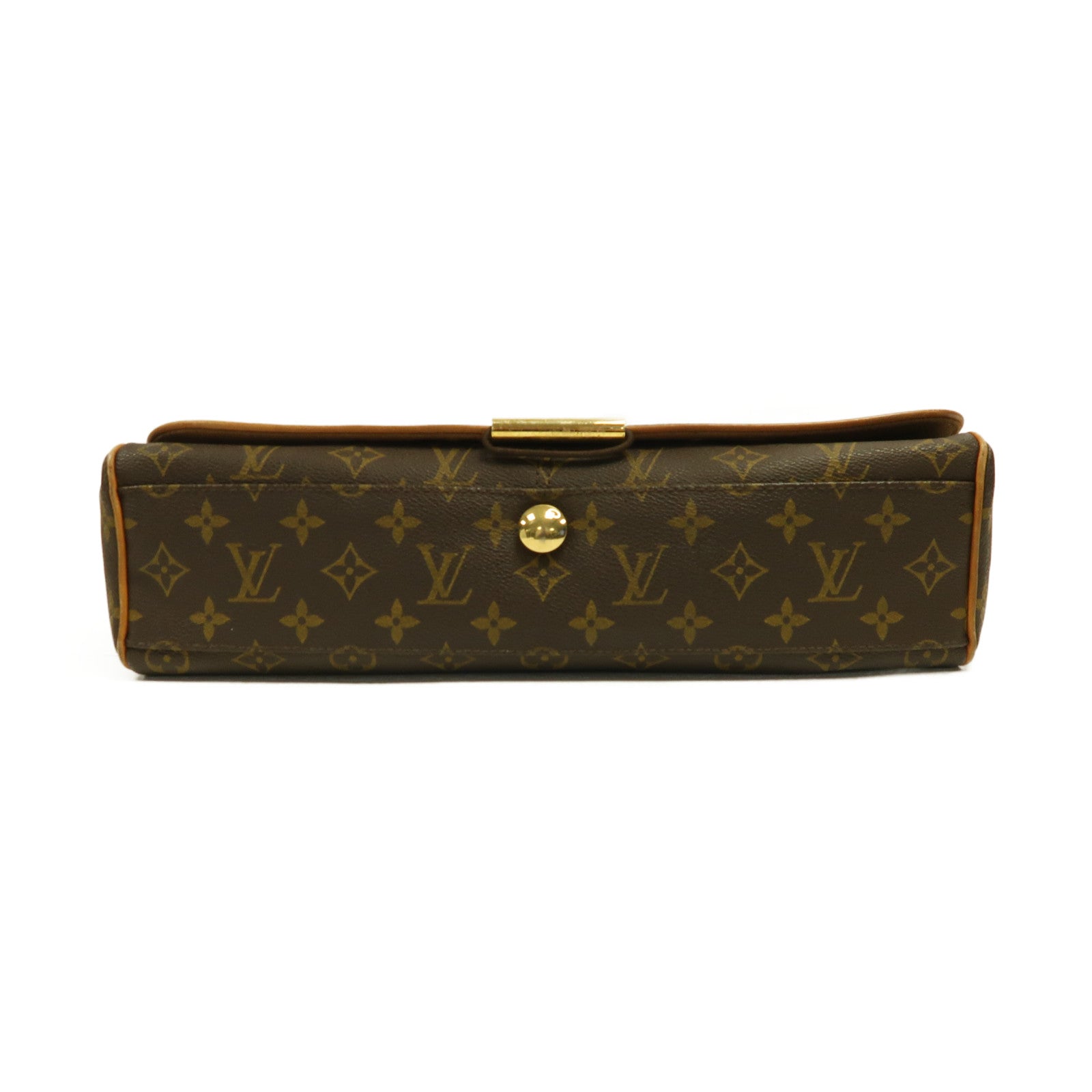 LOUIS VUITTON Monogram Abbesses金扣肩背袋啡色