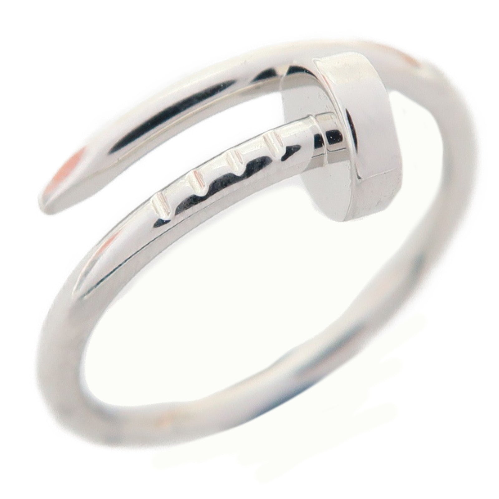 CARTIER 18K白金Juste Un Clou Ring戒指Cartier＃52/US#6.75