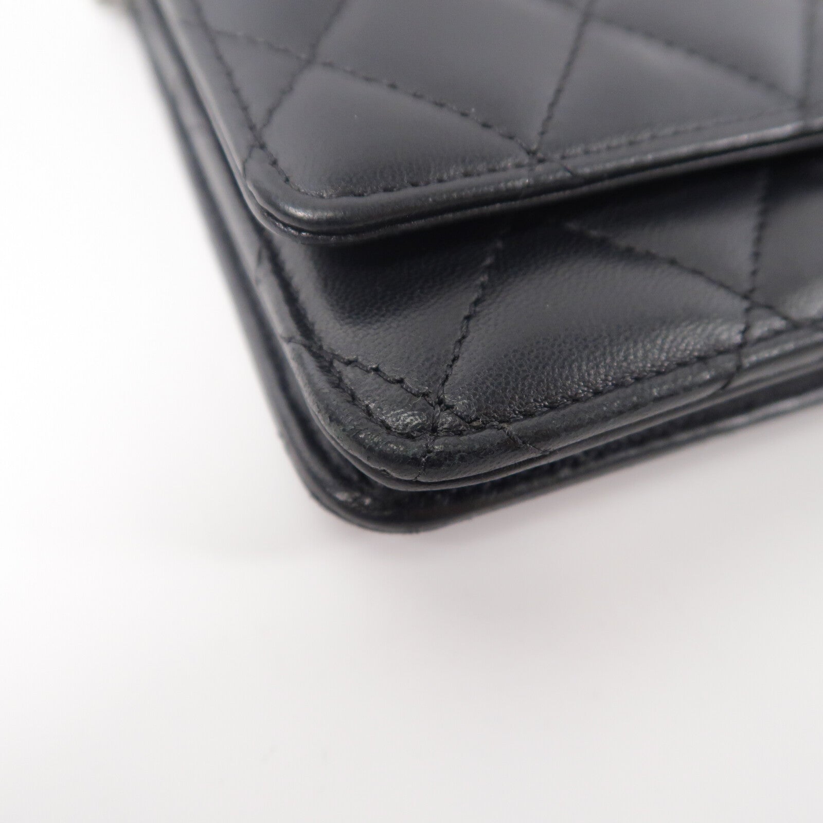 CHANEL 羊皮皮革WOC Wallet On Chain鏈帶肩背袋