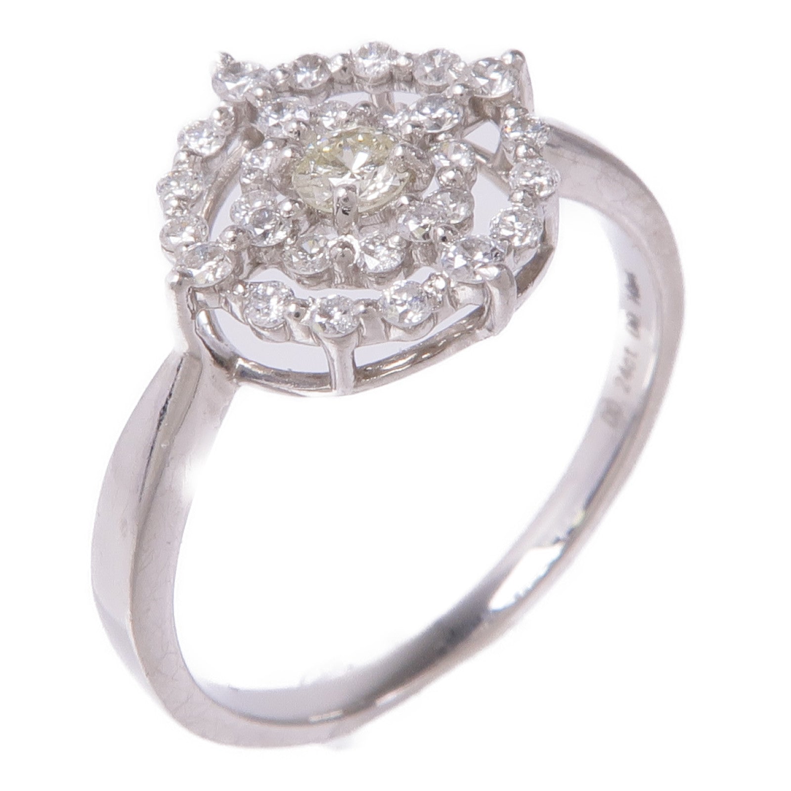JEWELRY Diamond Ring PT900 Platinum US#5.75
