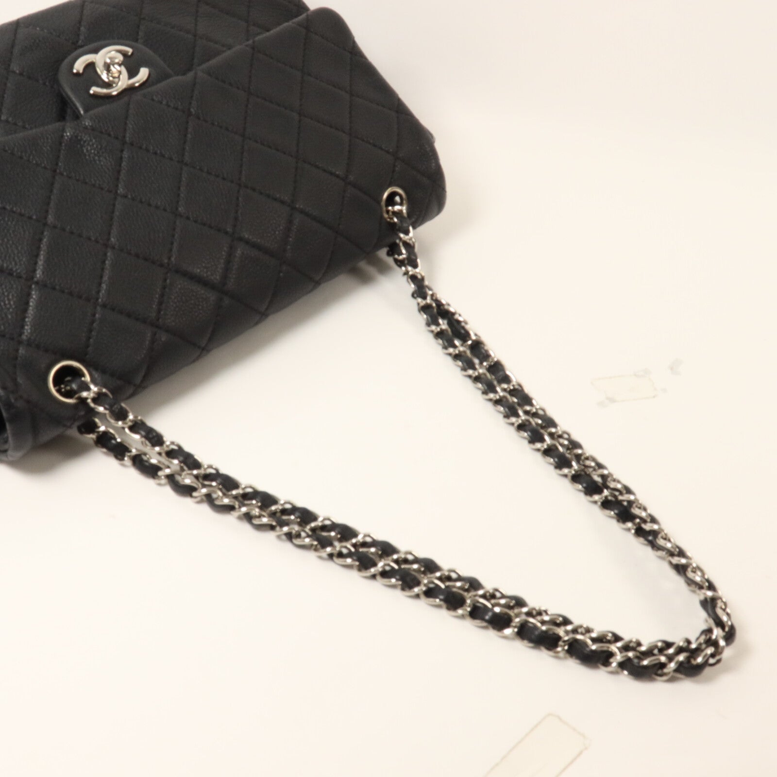 CHANEL 牛皮皮革Chain Shoulder鏈帶肩背袋