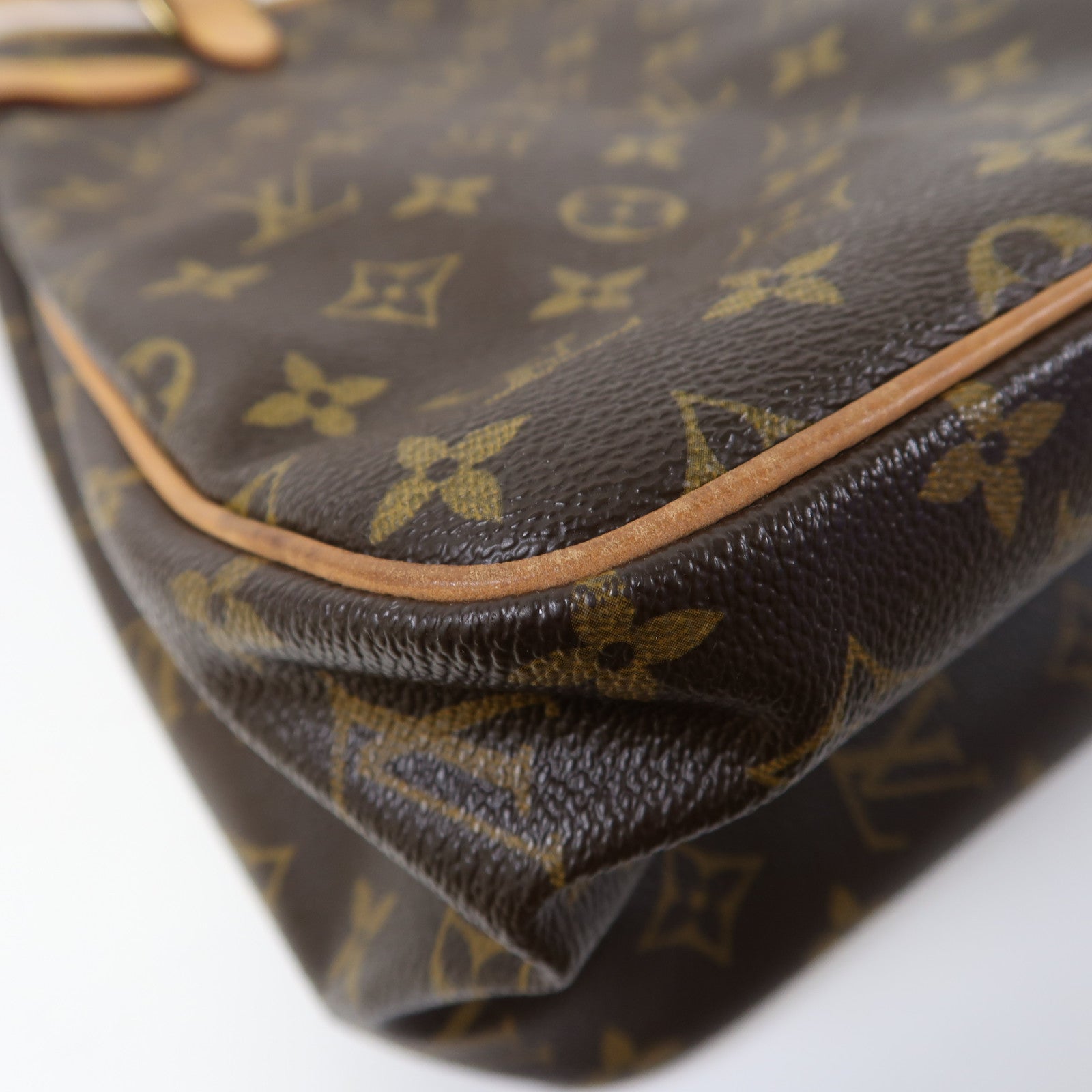 LOUIS VUITTON Monogram Batignolles Vertical金扣肩背袋啡色