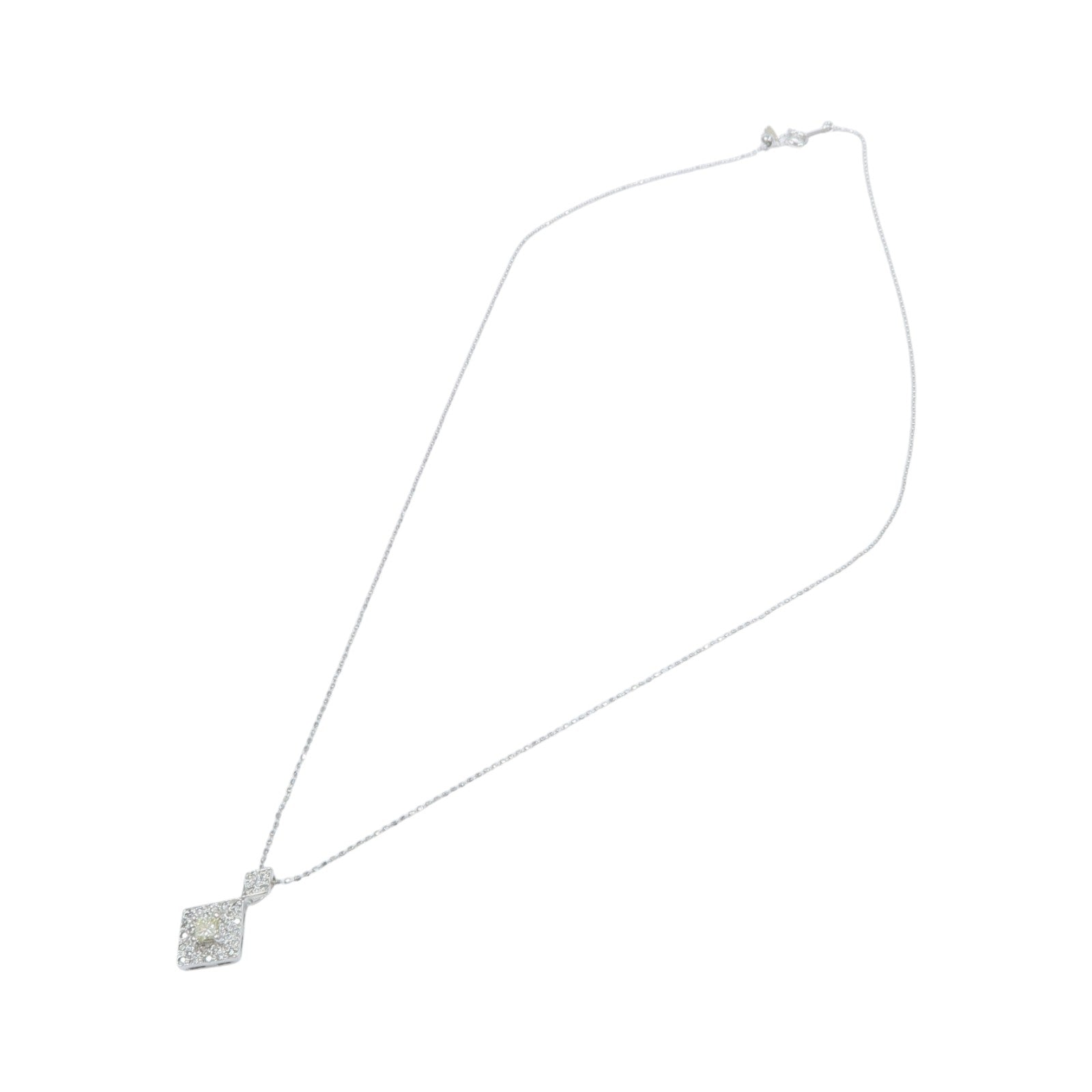 JEWELRY 18K白金Diamond Necklace鑽石項鍊