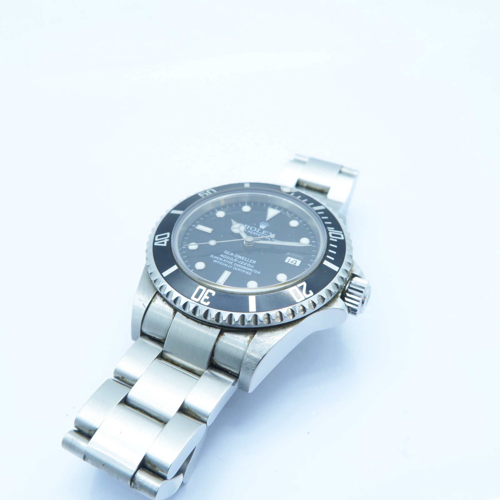 ROLEX Sea-Dweller不鏽鋼手錶自動機芯黑色