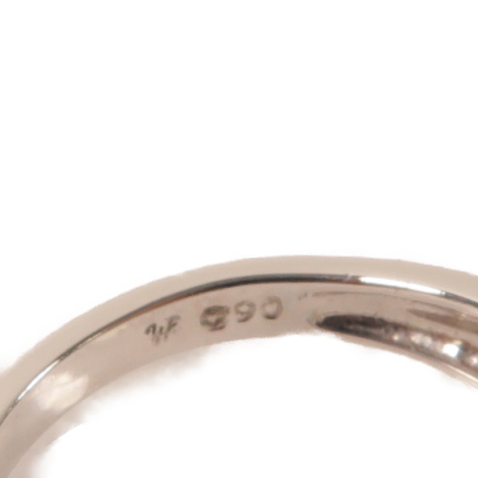 JEWELRY **【激減優惠】18K白金Diamond Ring鑽石戒指US#6.5銀色