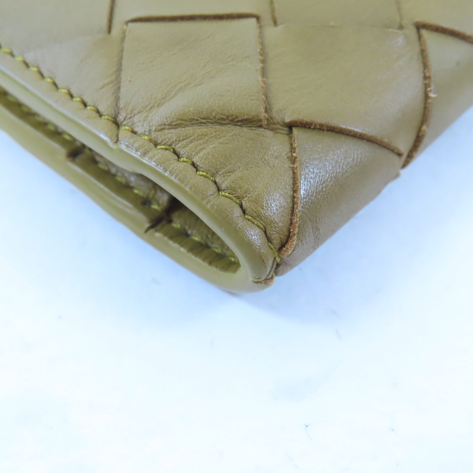 BOTTEGA VENETA 牛皮皮革Long Bifold Wallet長錢包啡色