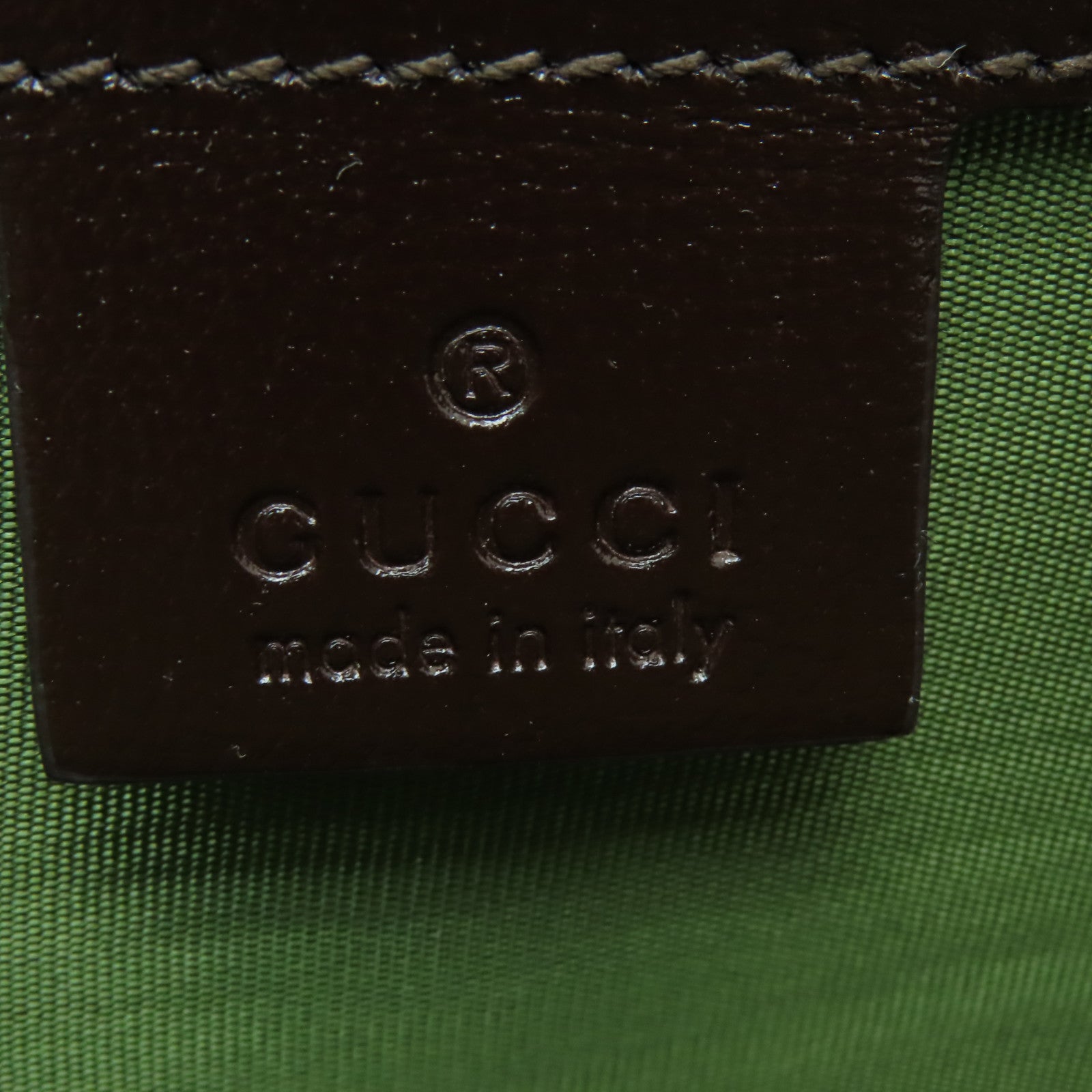 GUCCI 【激減優惠】麂皮皮革Shoulder Bag金扣肩背袋啡色