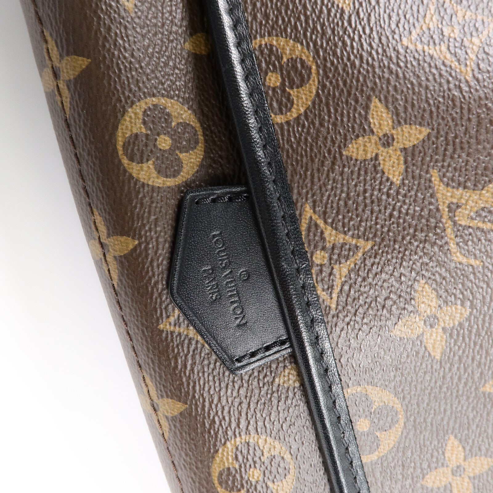 LOUIS VUITTON Monogram Macassar Magnetic Messenger Bag肩背袋棕色