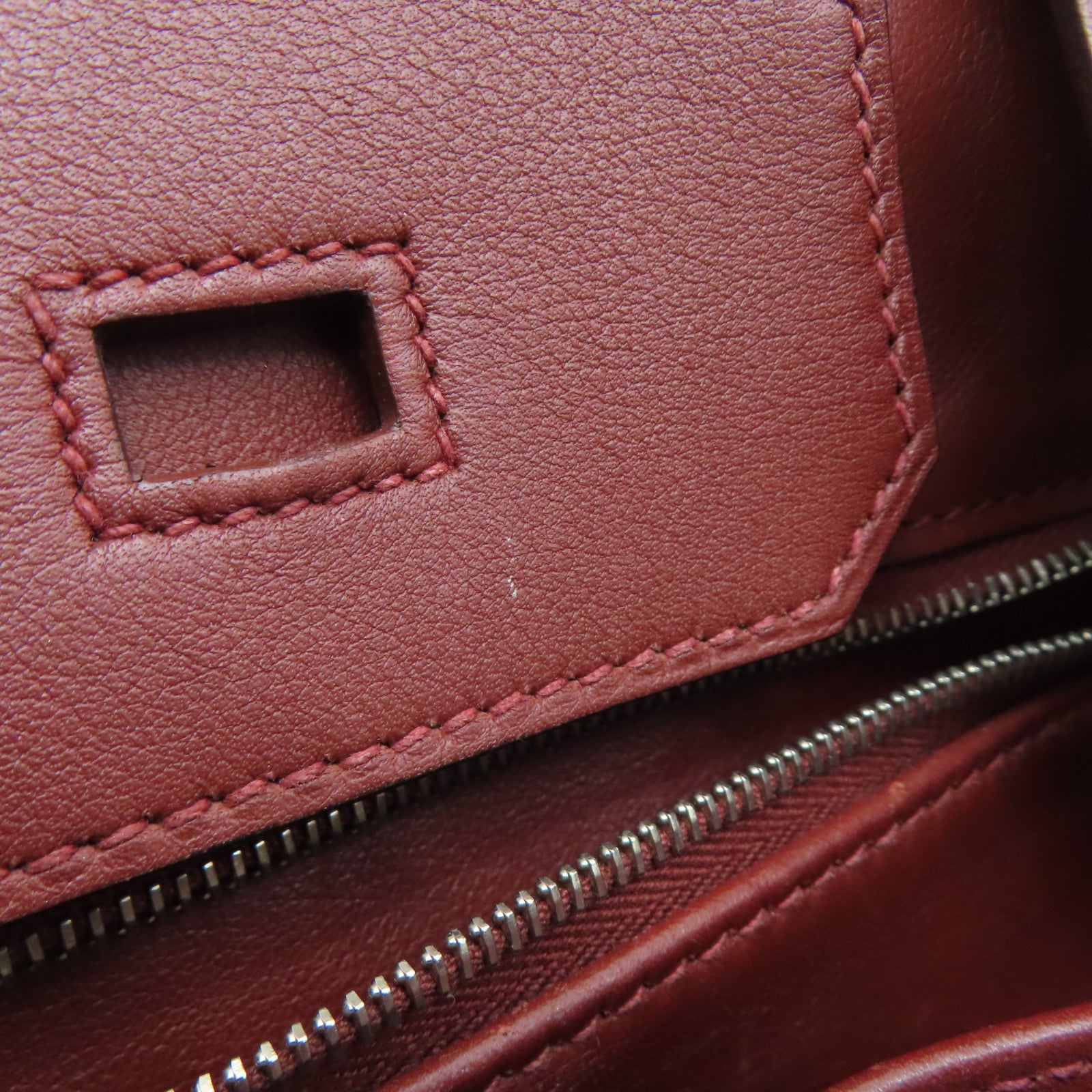 HERMES [Sharp Discount] Swift Leather Birkin 30 Silver Buckle Hand Bag Rough H/Brown