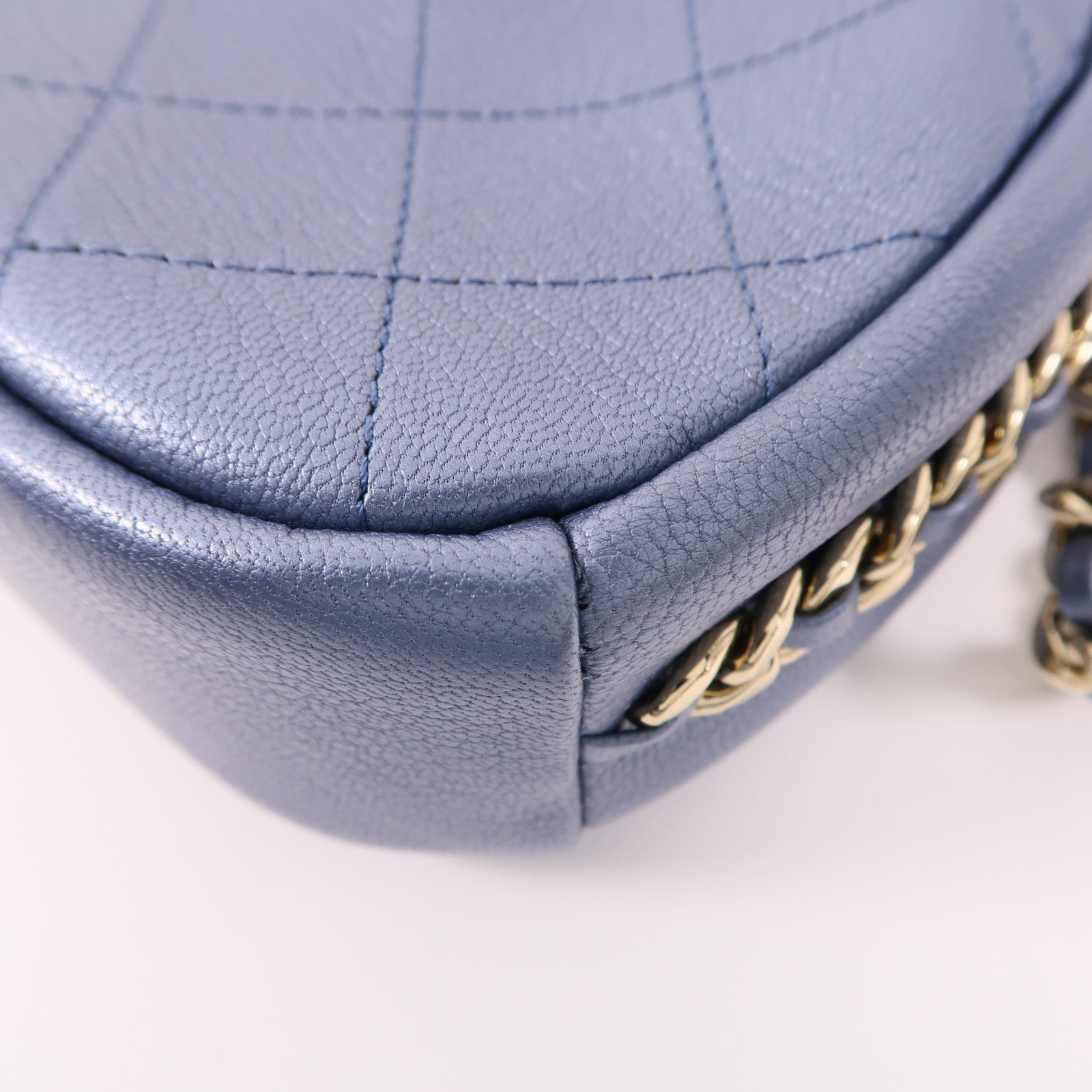 CHANEL 牛皮皮革Camera Case金扣肩背袋