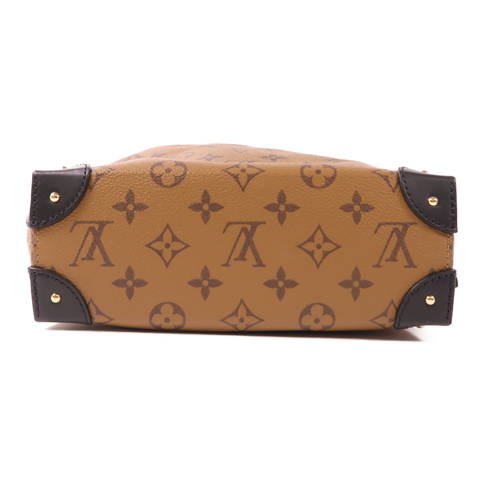 LOUIS VUITTON Monogram Reverse Noe Trunk PM金扣手挽肩背兩用袋