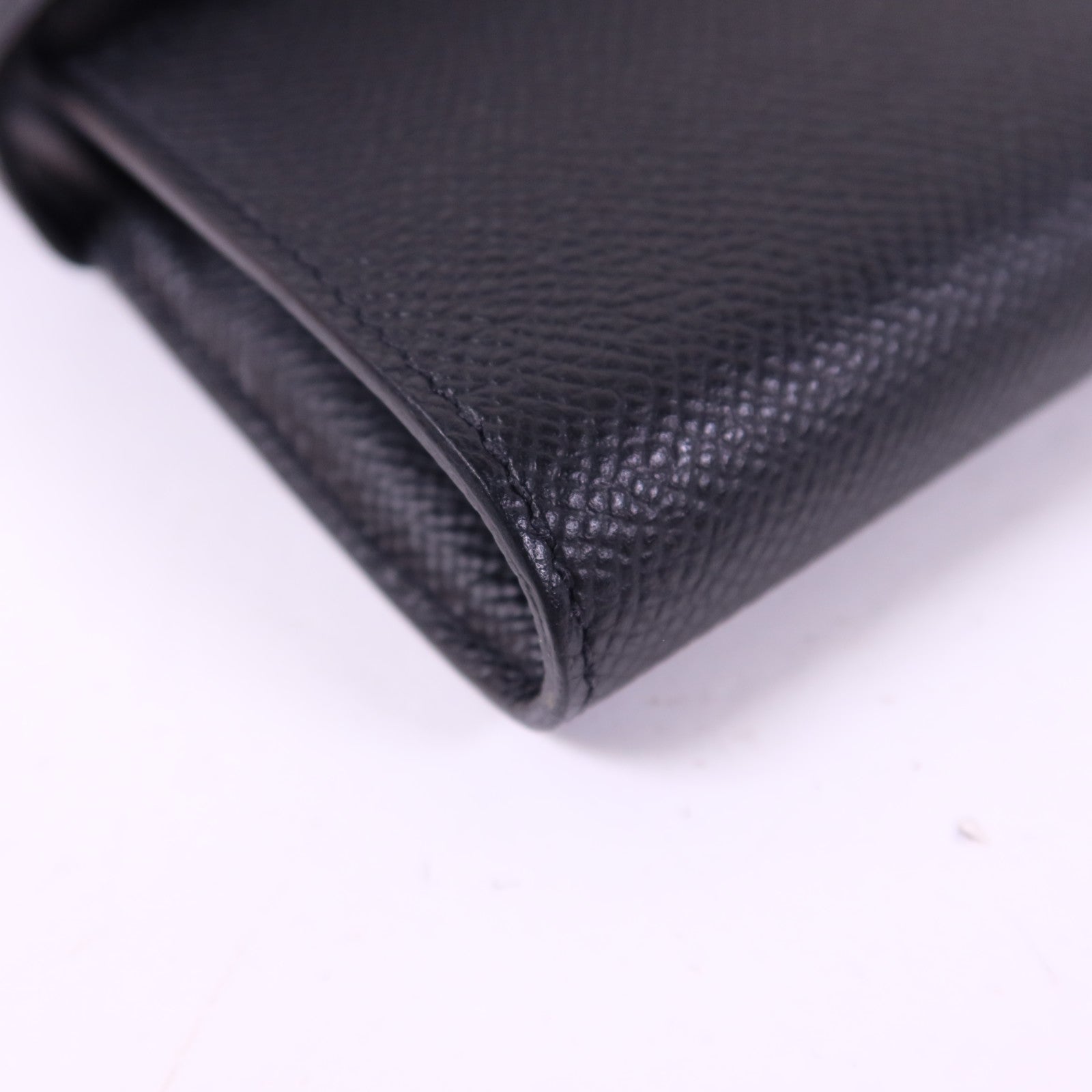 HERMES Epsom皮革Kelly Wallet金扣長錢包Noir